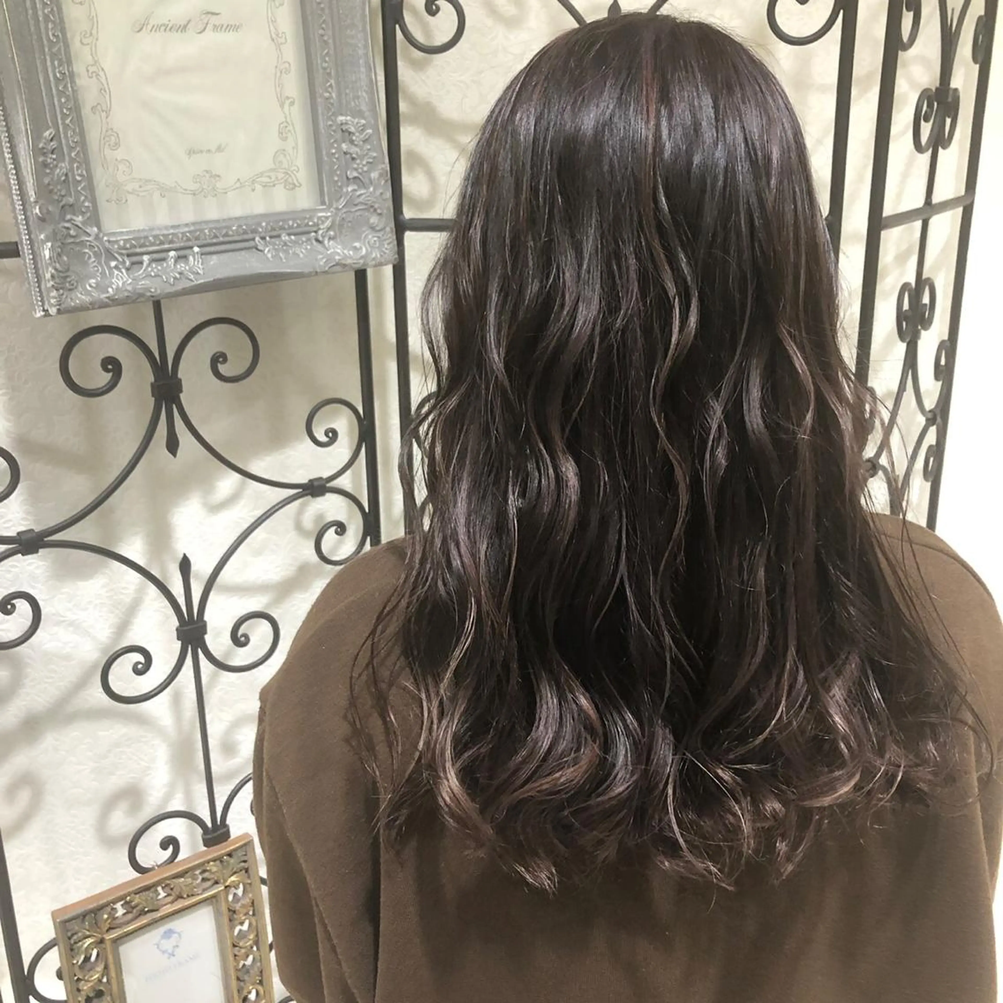 セミロング ヘアカラー 高橋 大治のヘアスタイル