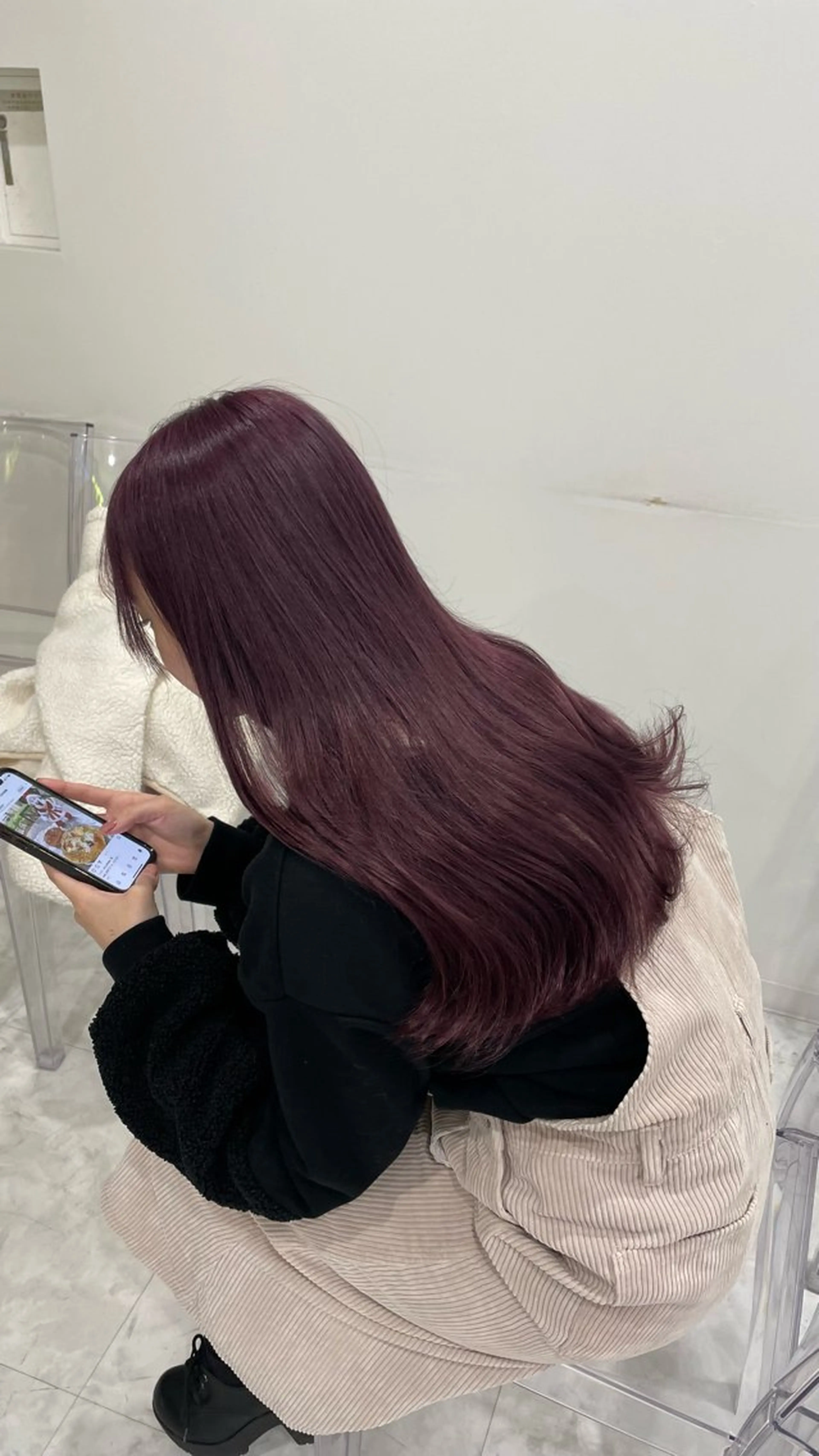 ロング カラー カット ヘアカラー トリートメント モテかわ♡ガーリー Chinatsu🎀のヘアスタイル