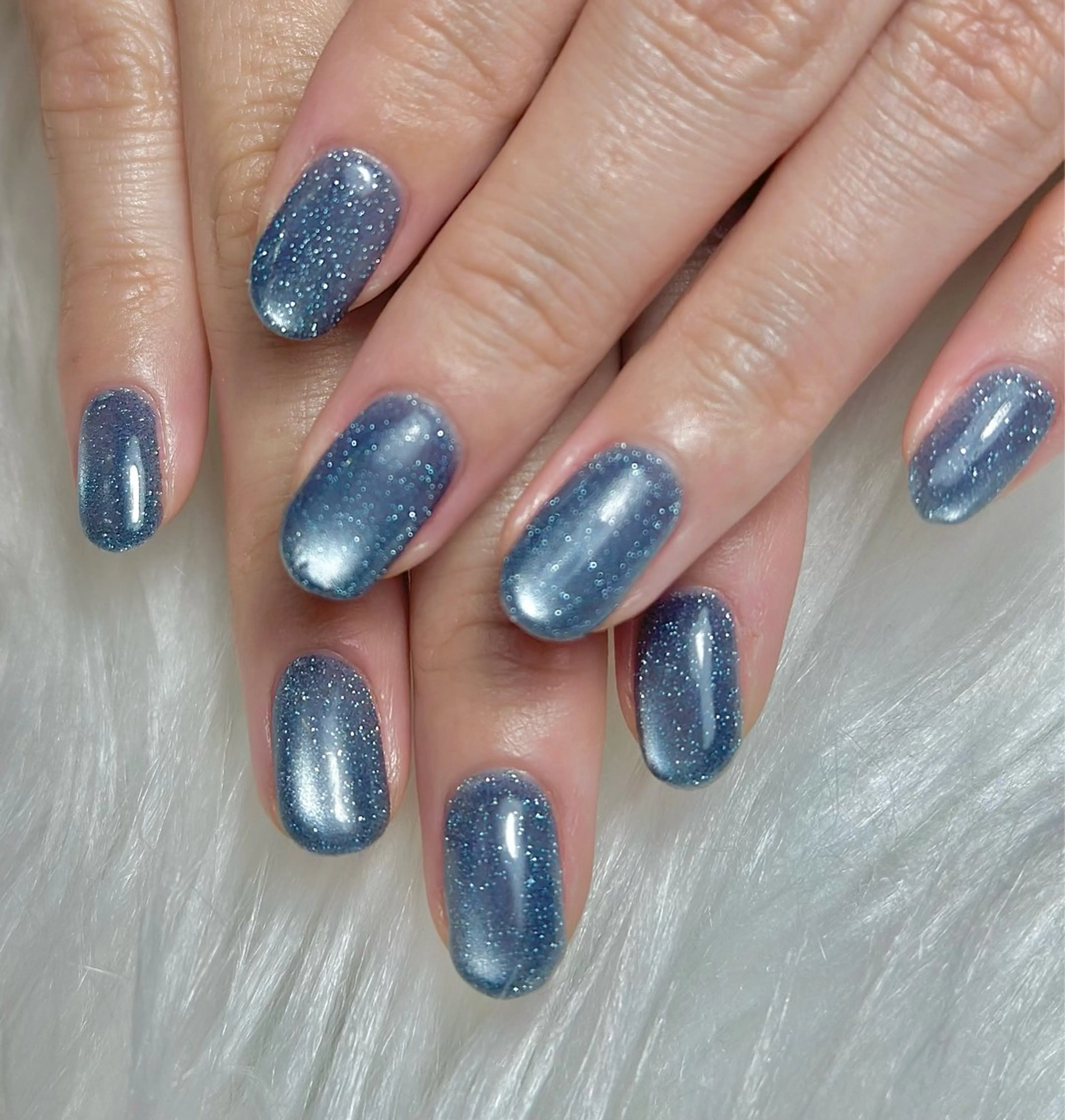 ネイル フラッシュネイル マグネットネイル ハンドネイル m_nail所属・O Mayaのネイルデザイン