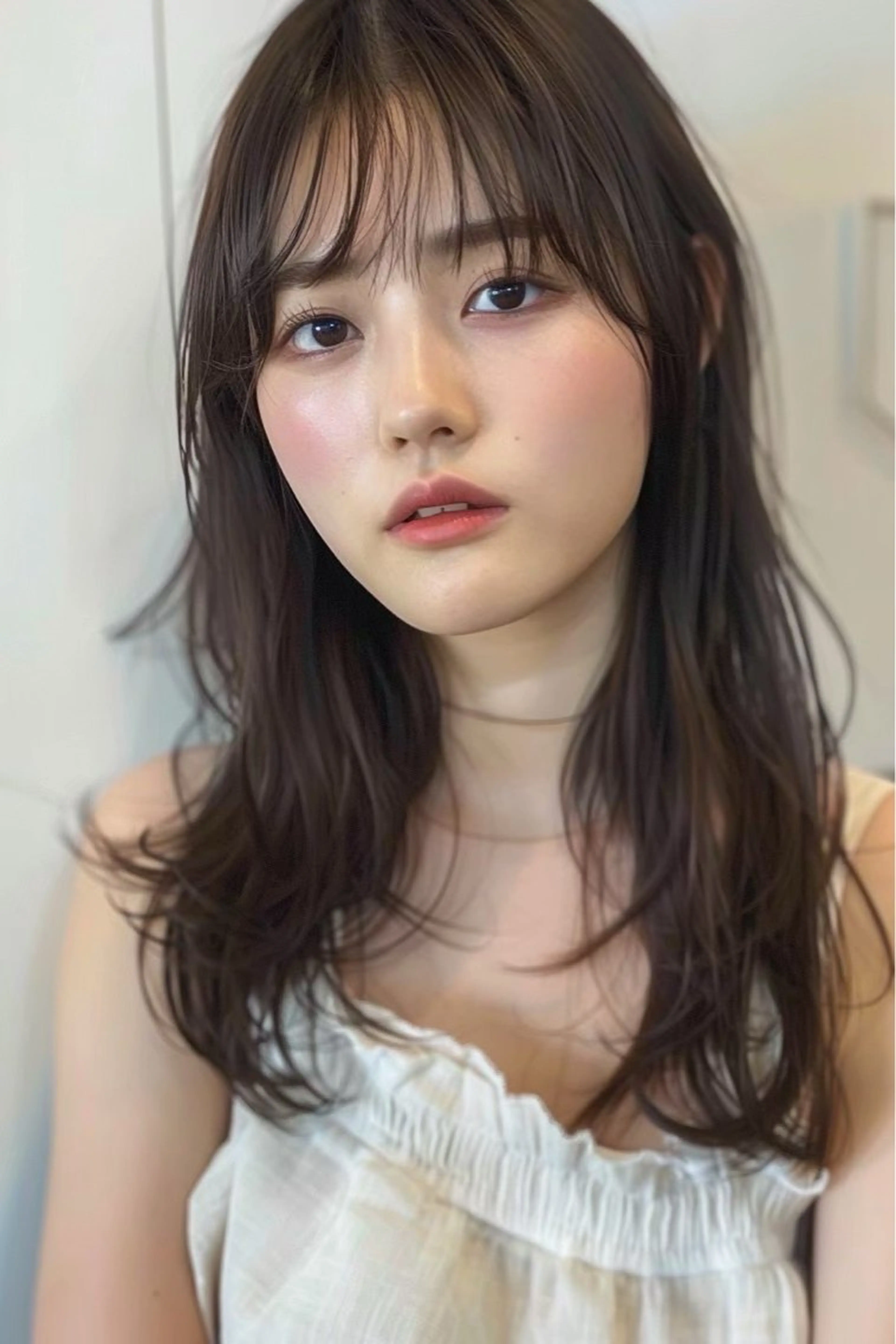 ロング カラー カット ヘアカラー トリートメント 最新ケアカラー/ 髪質改善/YUTOのヘアスタイル