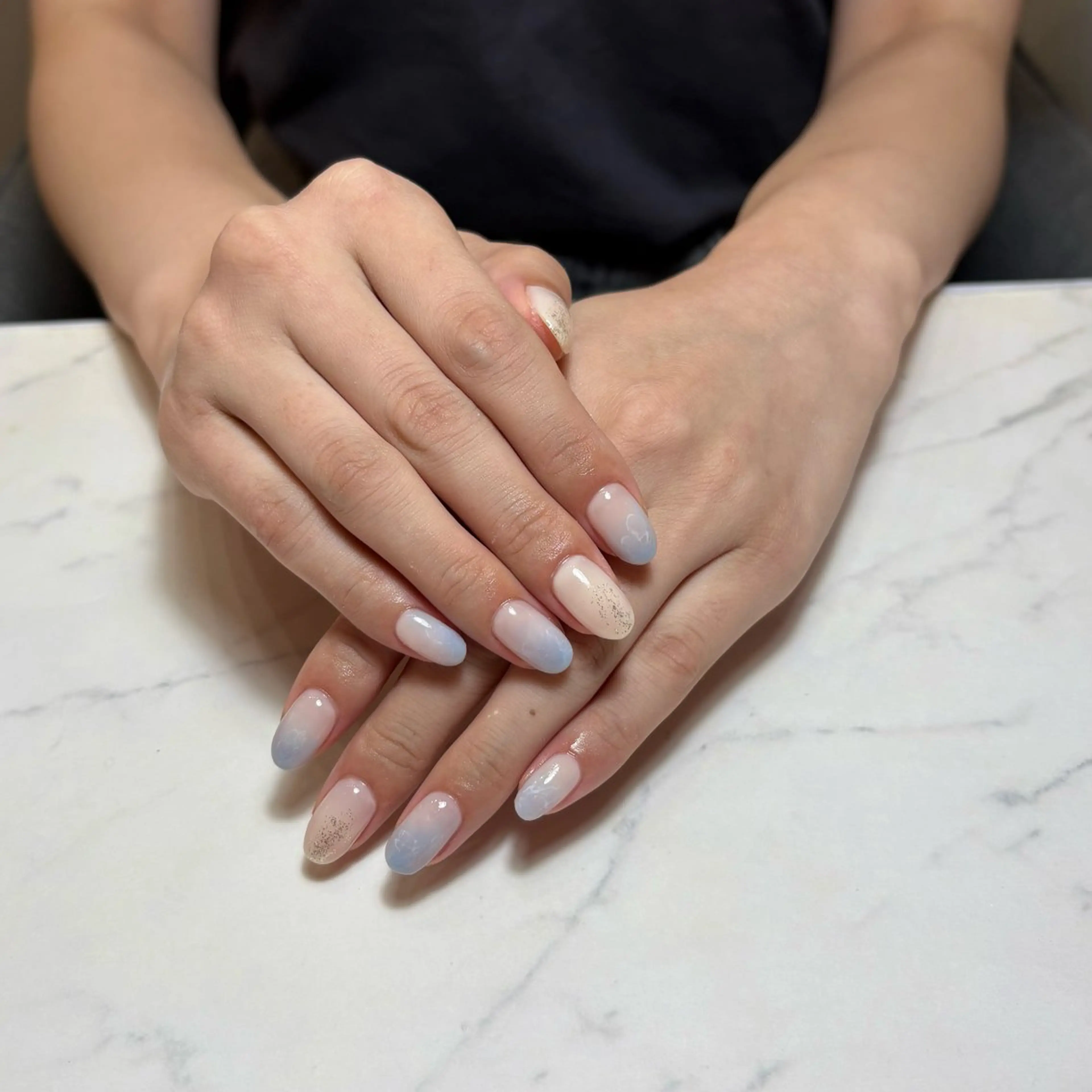 ネイル ニュアンスネイル nailsalon 結所属・💫 さりのネイルデザイン