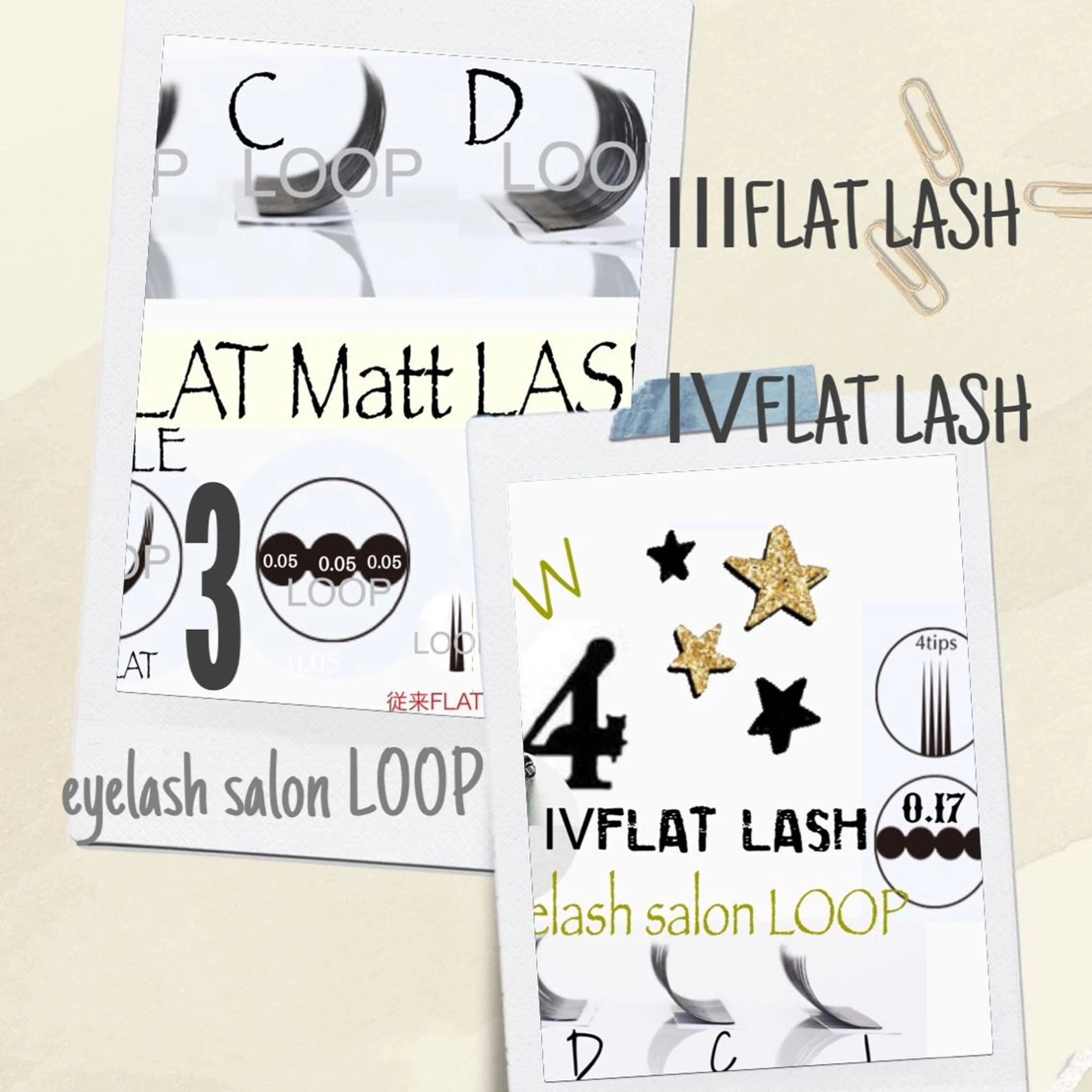 メンズ マツエク・マツパ フラットラッシュ eyelash salonLoopꨄのマツエク・マツパデザイン