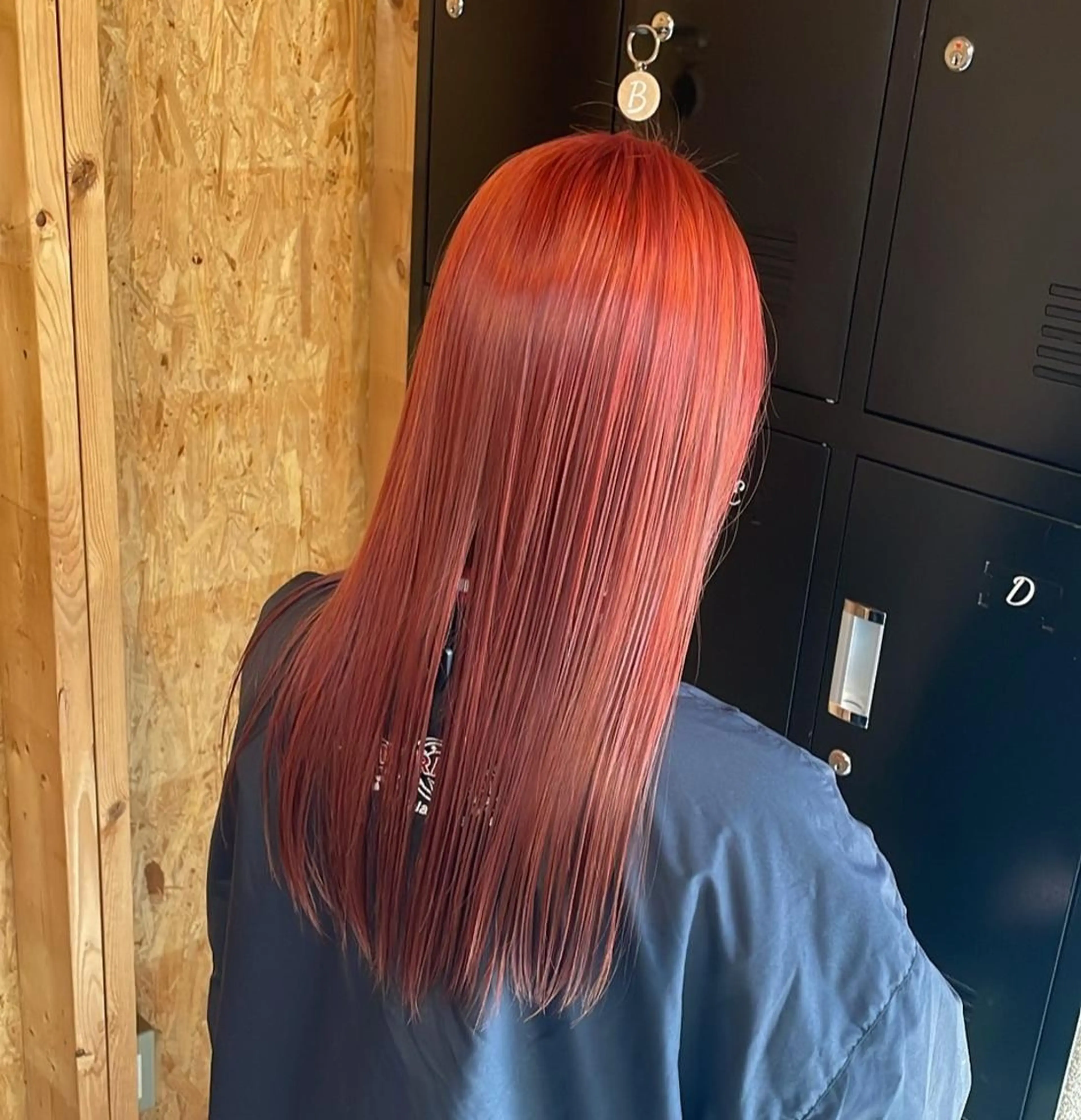 セミロング ヘアカラー トリートメント まろみ暖色× chia🕯のヘアスタイル