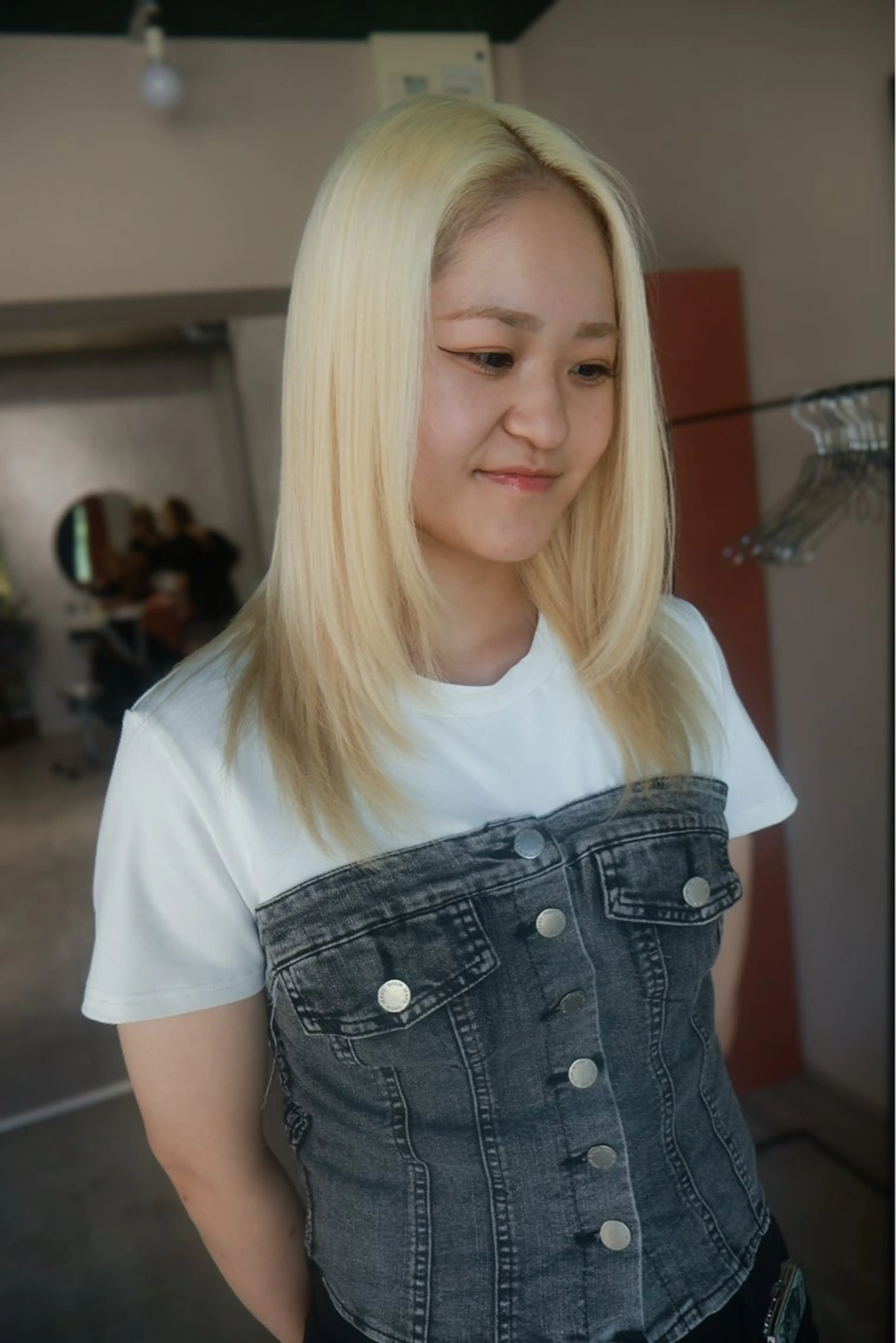 ロング カラー カット ヘアカラー ハイトーン・デザイン 🏆HINOKIのヘアスタイル