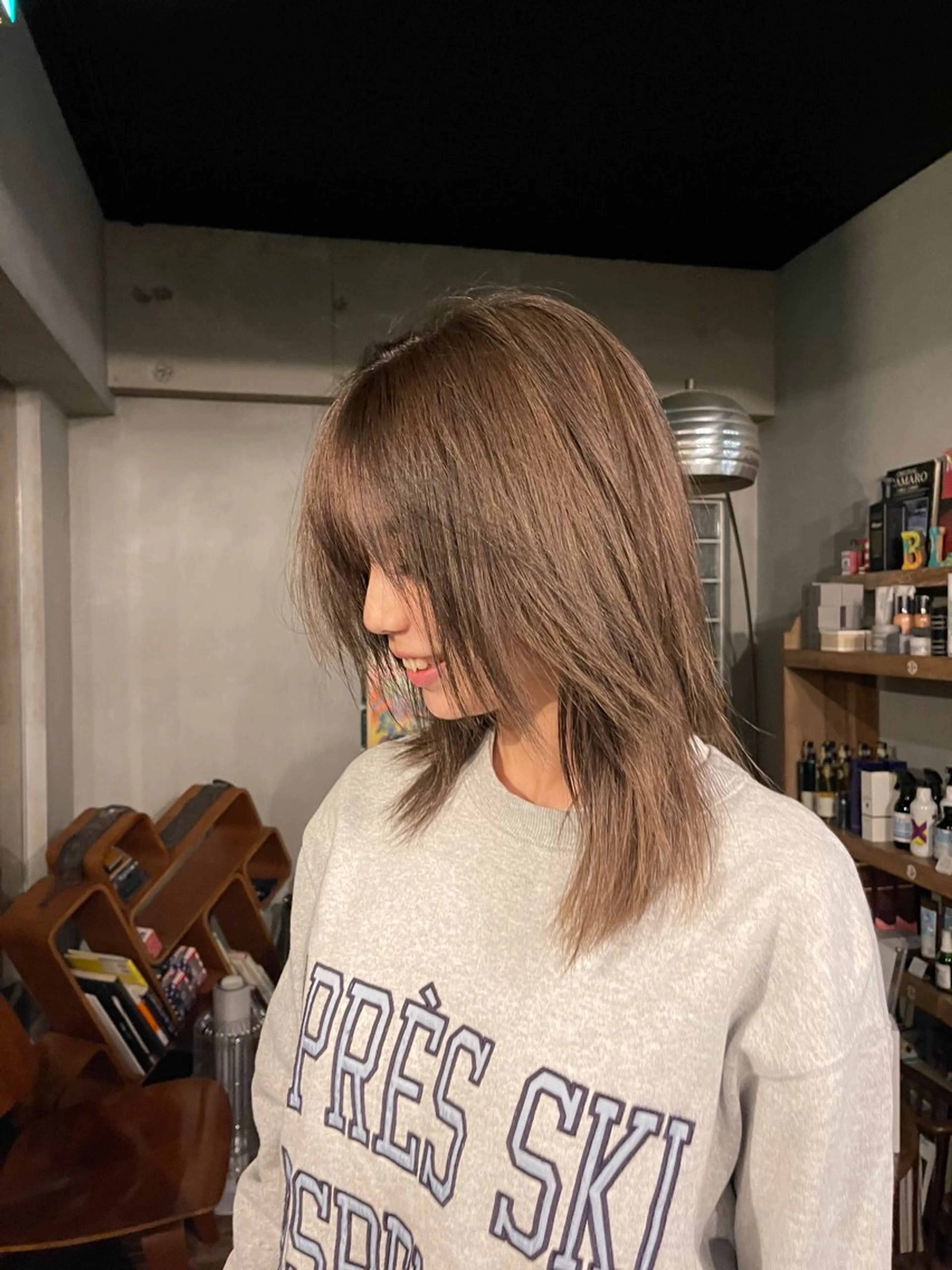 セミロング カラー ヘアカラー BLESS所属・sawahata mariaのヘアスタイル