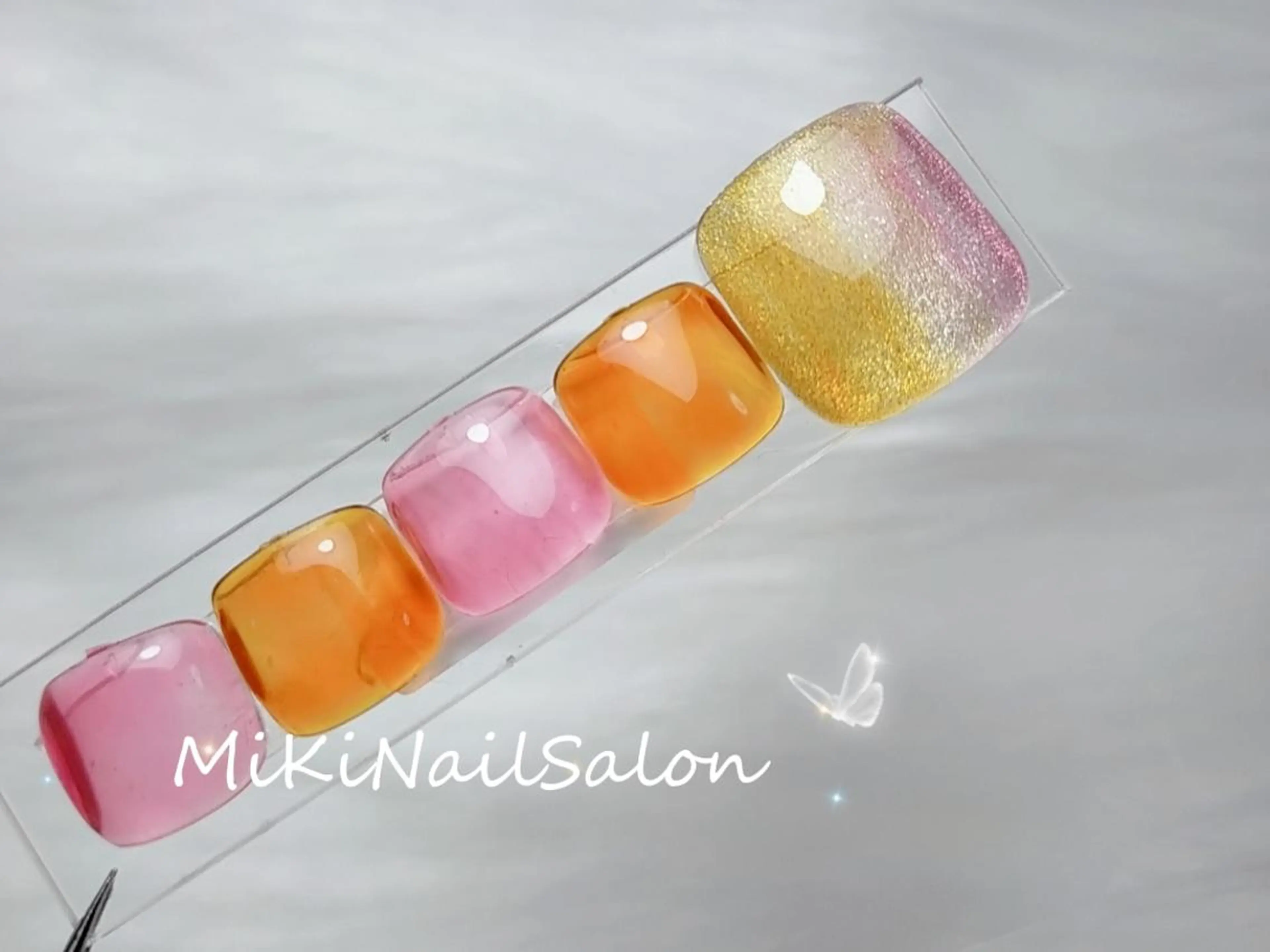 ネイル フットネイル 🎀Yumi✨ 長さ出し専門のネイルデザイン