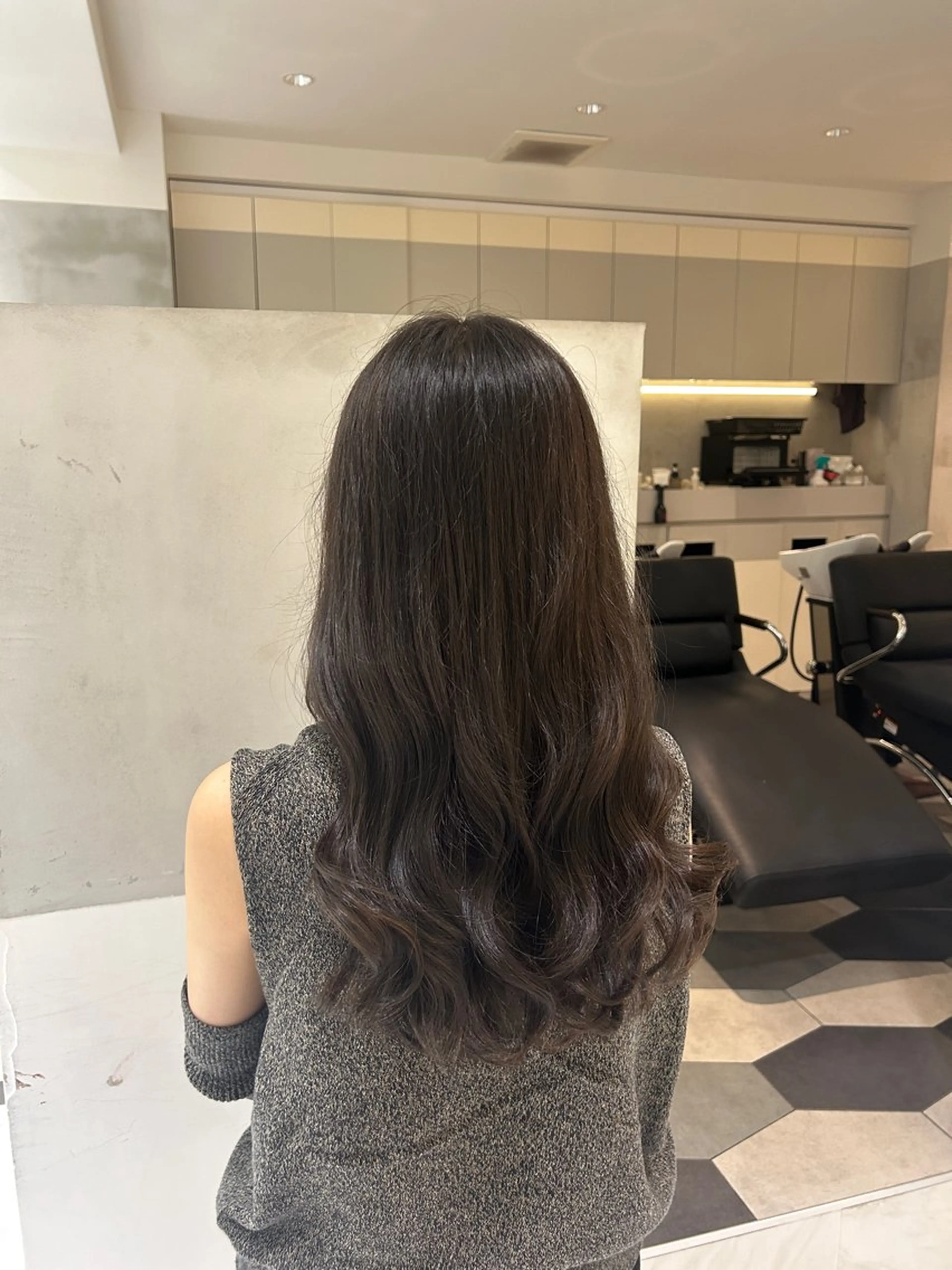 セミロング ⠀アヤラ ⛓️似合わせカットのヘアスタイル
