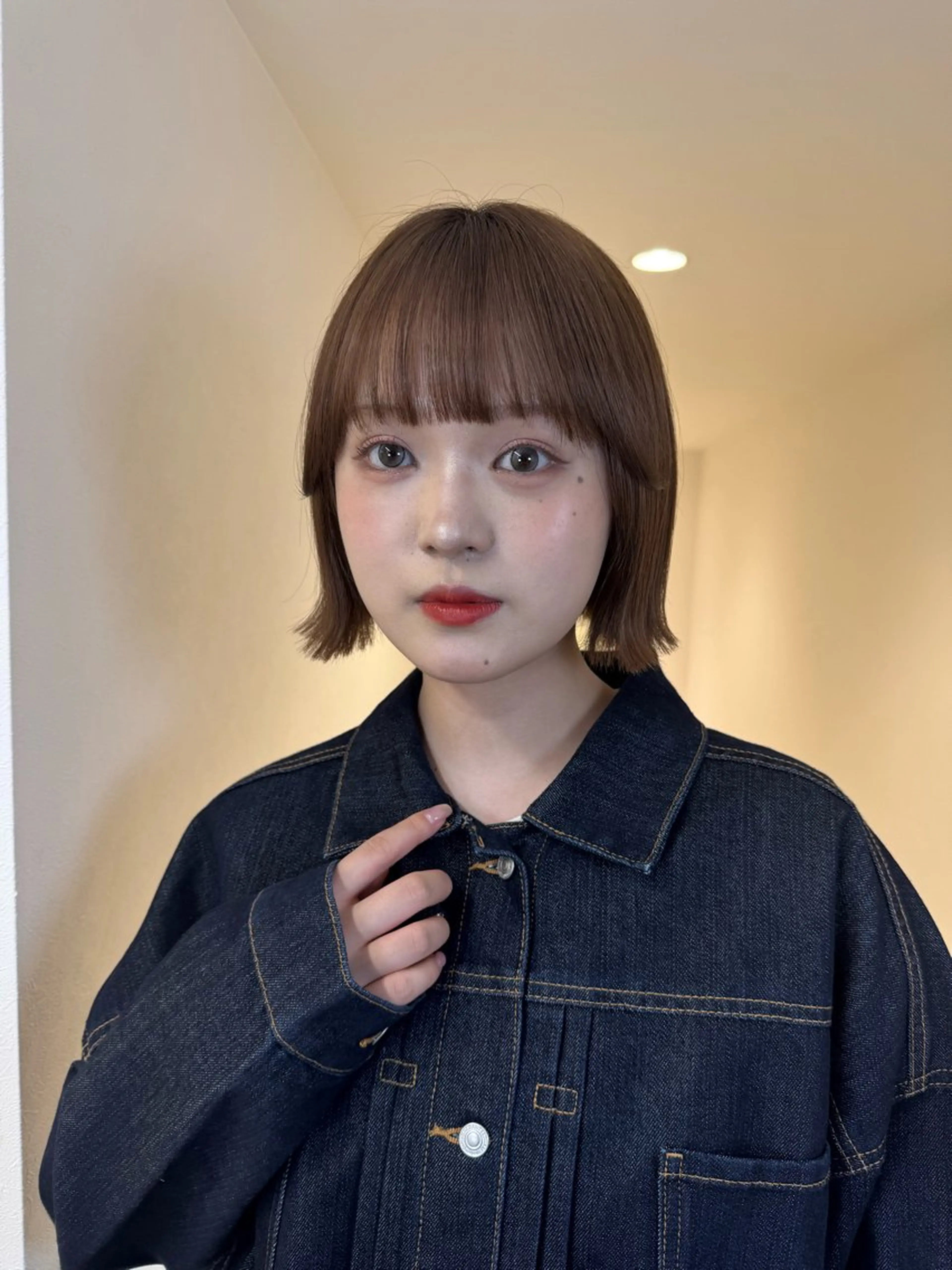 ショート AITOKYO Ｓ渋谷所属・渋谷/ぱつっとボブ/ 歩夢のヘアスタイル