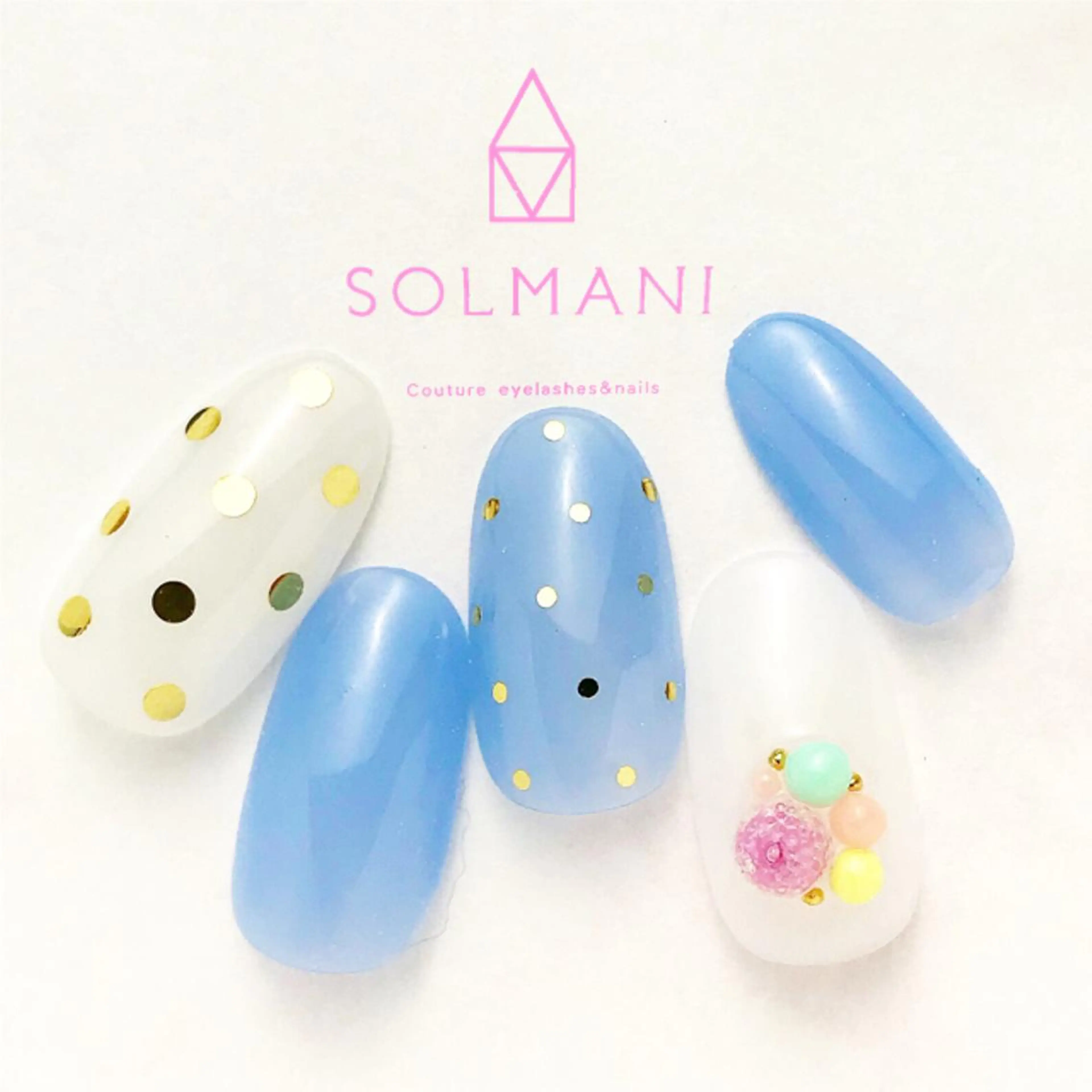 ネイル SOLMANI 予約担当のネイルデザイン