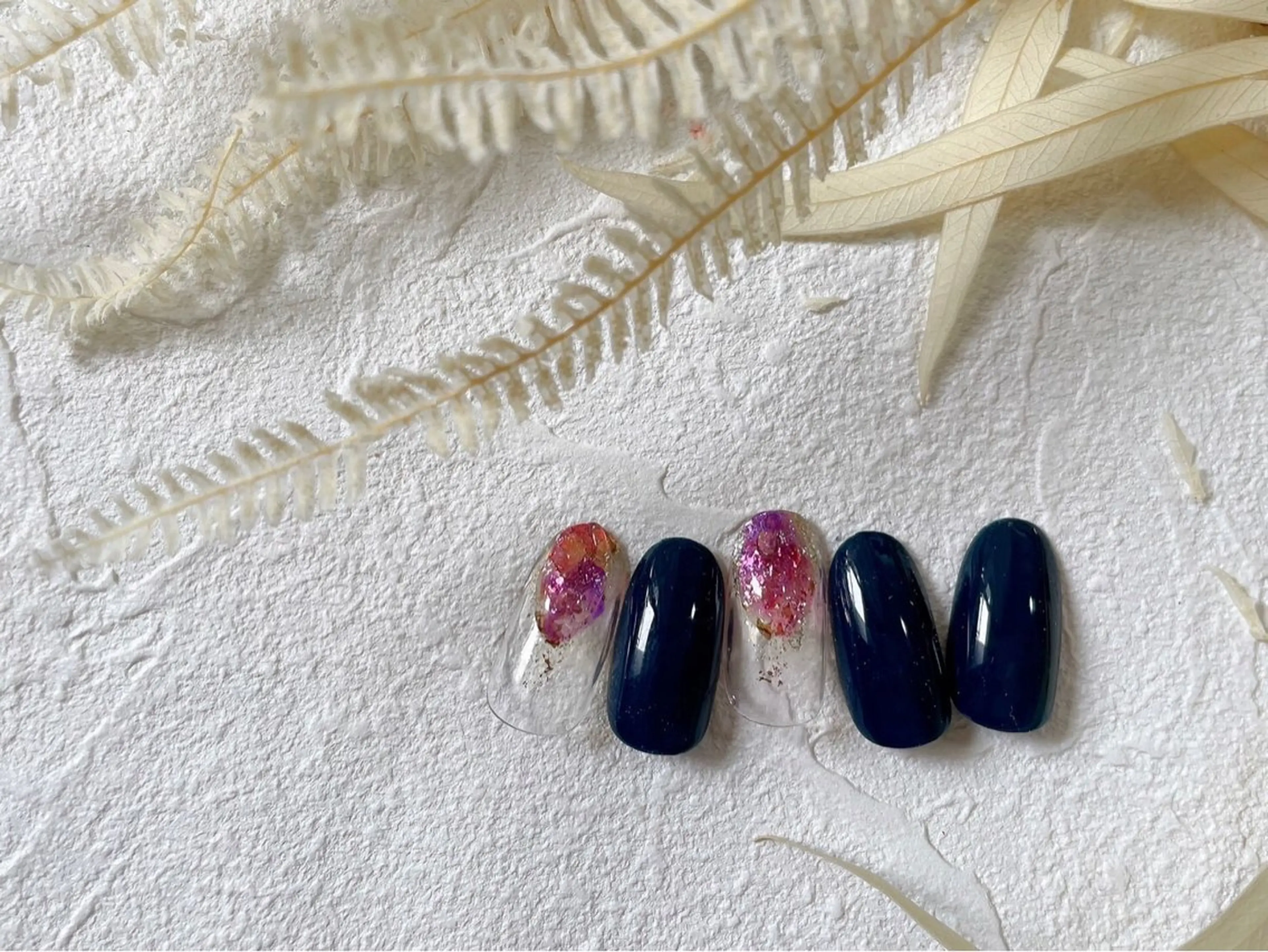 ネイル オーロラネイル フットネイル フレンチネイル ジェルネイル 韓国ネイル ハンドネイル Mogu nail 二子玉川のネイルデザイン
