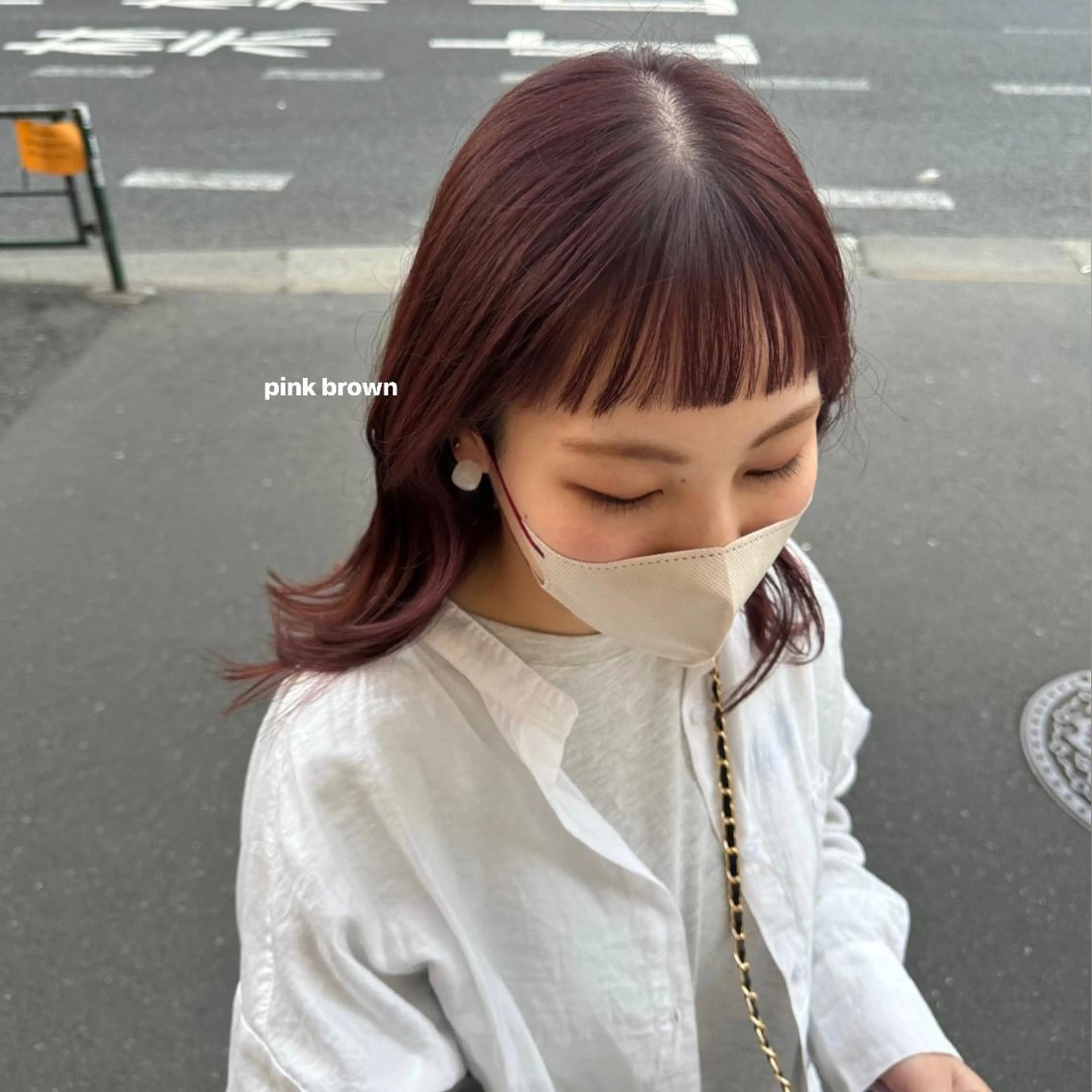 ミディアム カラー カット ヘアカラー トリートメント 暖色/レイヤーカット 🌙オノユリカのヘアスタイル