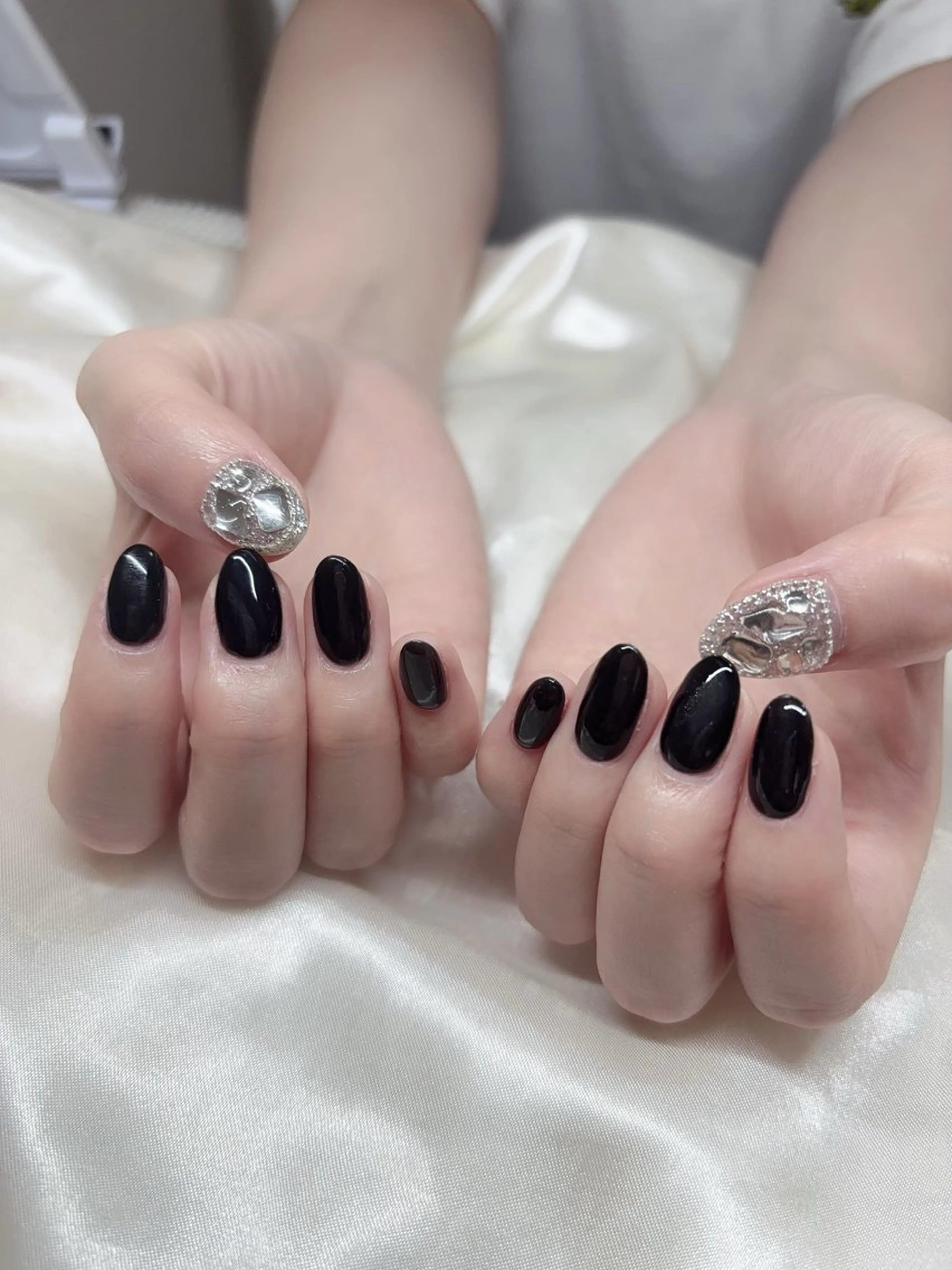 ネイル 韓国ネイル 持ち込み ニュアンスネイル ネイルチップ ハンドネイル TABI ANA.CHUOのネイルデザイン