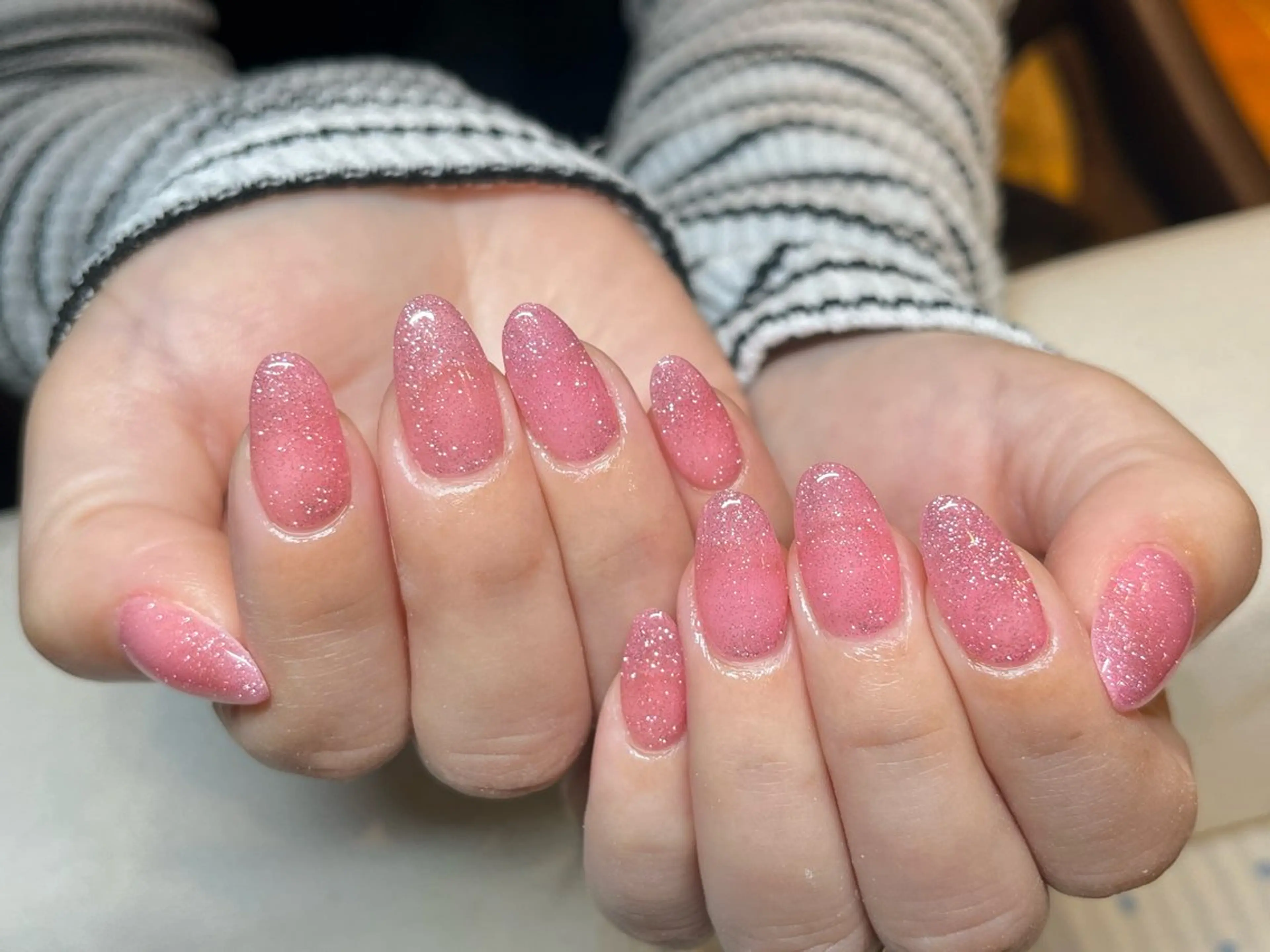 ネイル アートネイル オフィスネイル ワンカラーネイル ショートネイル ネイルサロン　リリーブランシュ所属・森 瑞紀のネイルデザイン