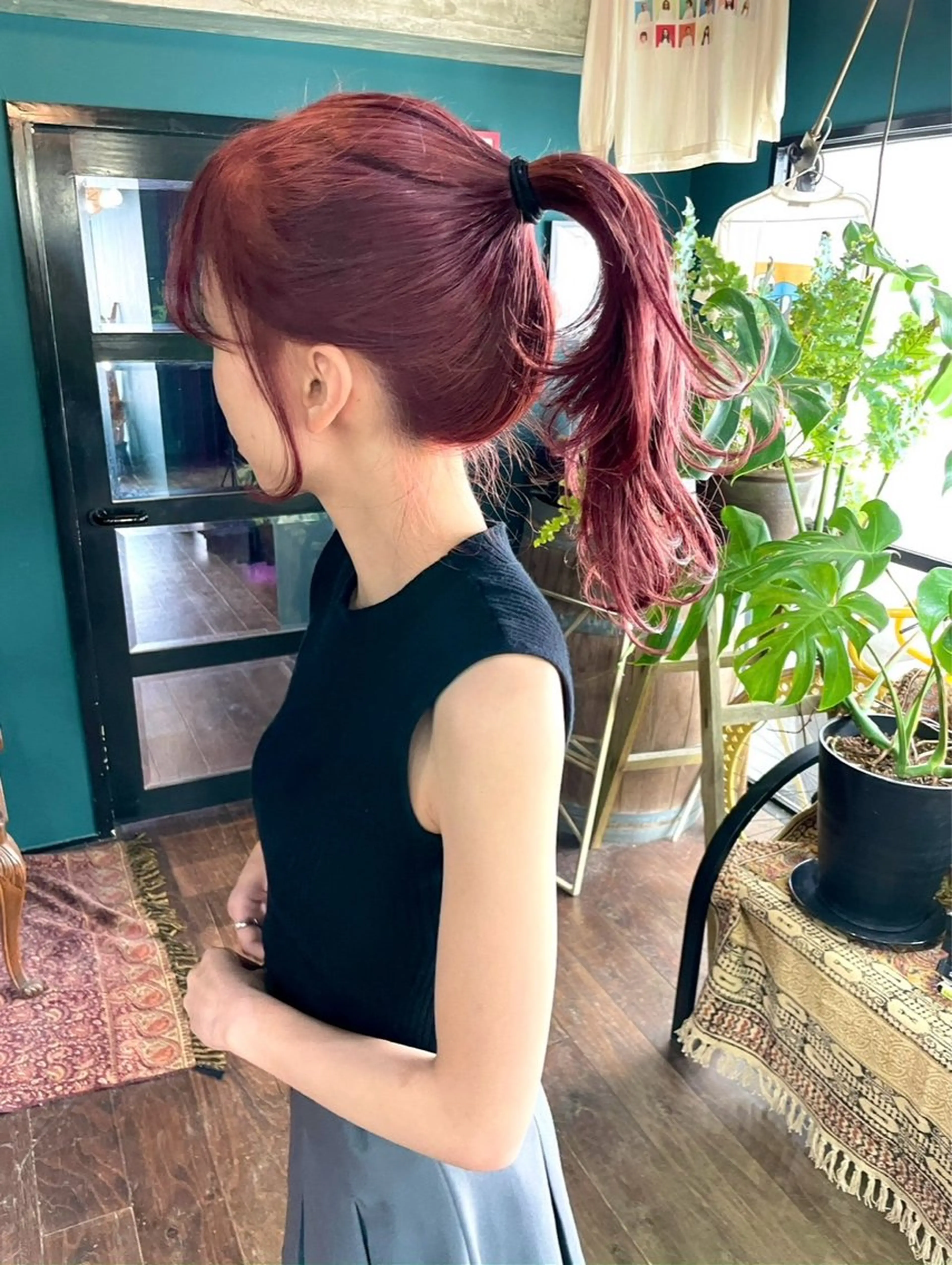 ロング カラー vivre libre所属・仲村 真里奈のヘアスタイル