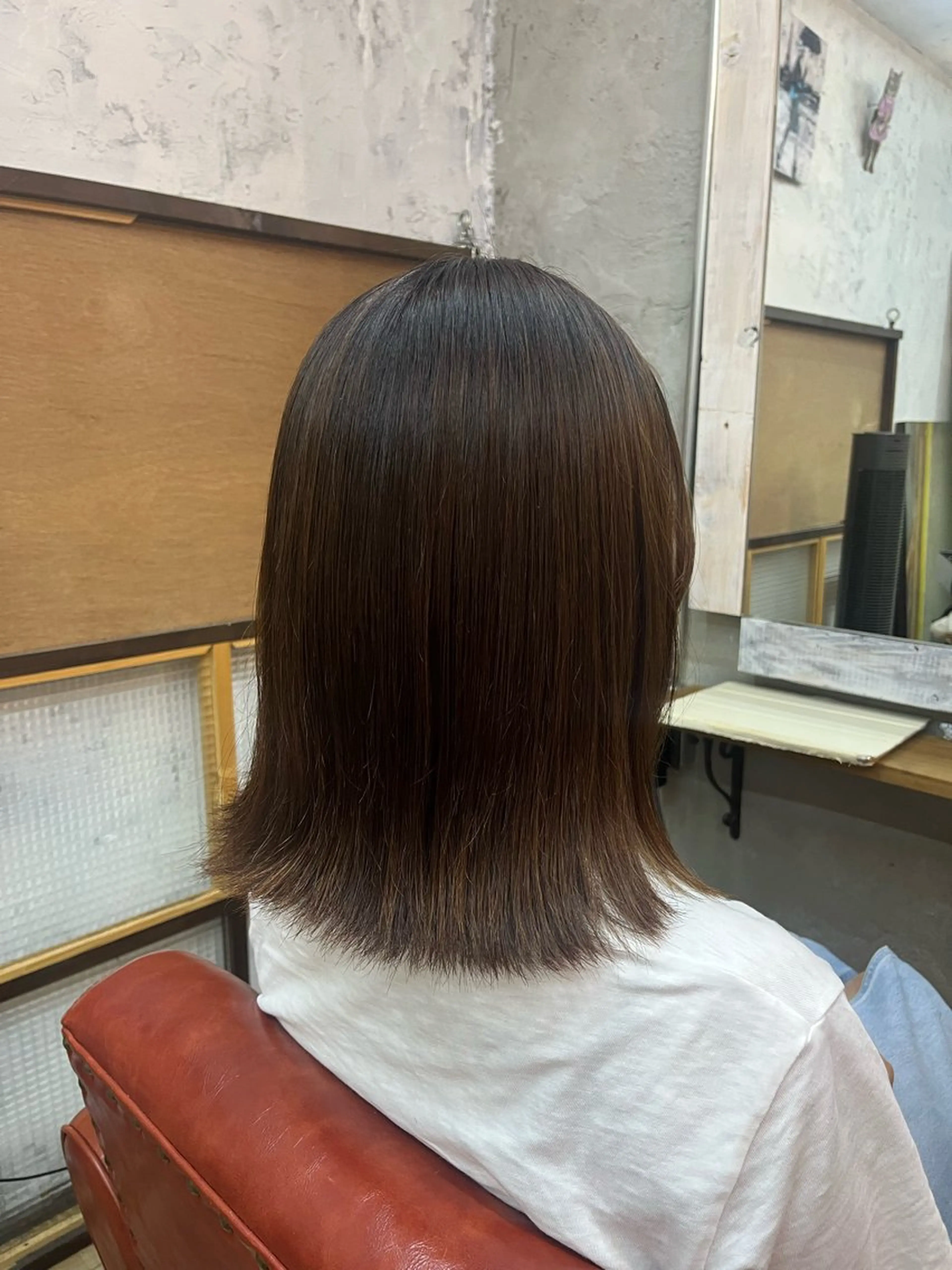 ミディアム 縮毛矯正 MocT所属・MocT🎀 奥村のヘアスタイル