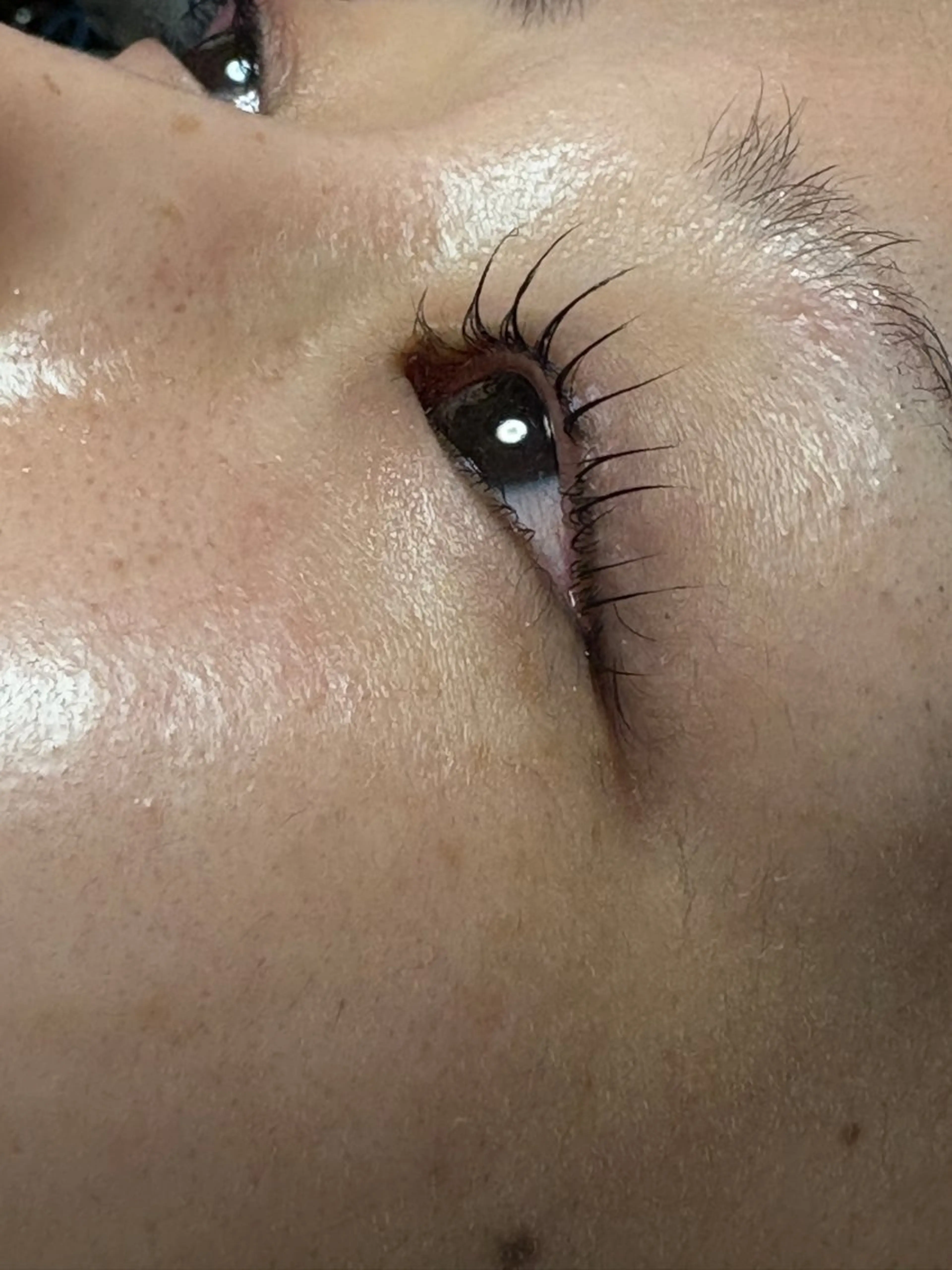 マツエク・マツパ Cカール 一重×まつ毛パーマ マツパ hair S.COEUR ému所属・まつパ/松井山手/ さきのマツエク・マツパデザイン