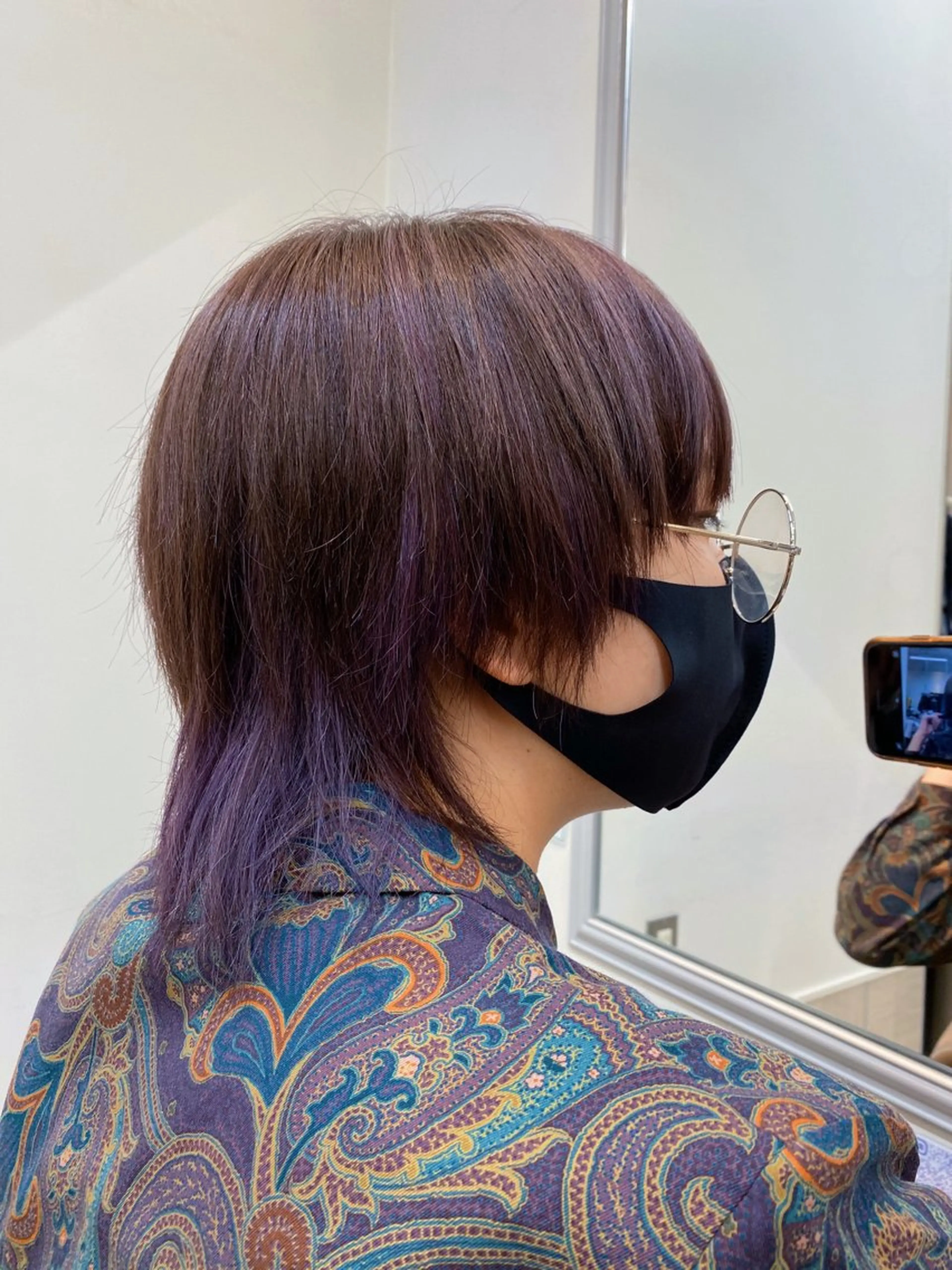 カラー ブリーチ デザインカラー ハイライトカラー ヘアカラー Cloe 博多　【クロエ　ハカタ】所属・尾崎 大輔のヘアスタイル