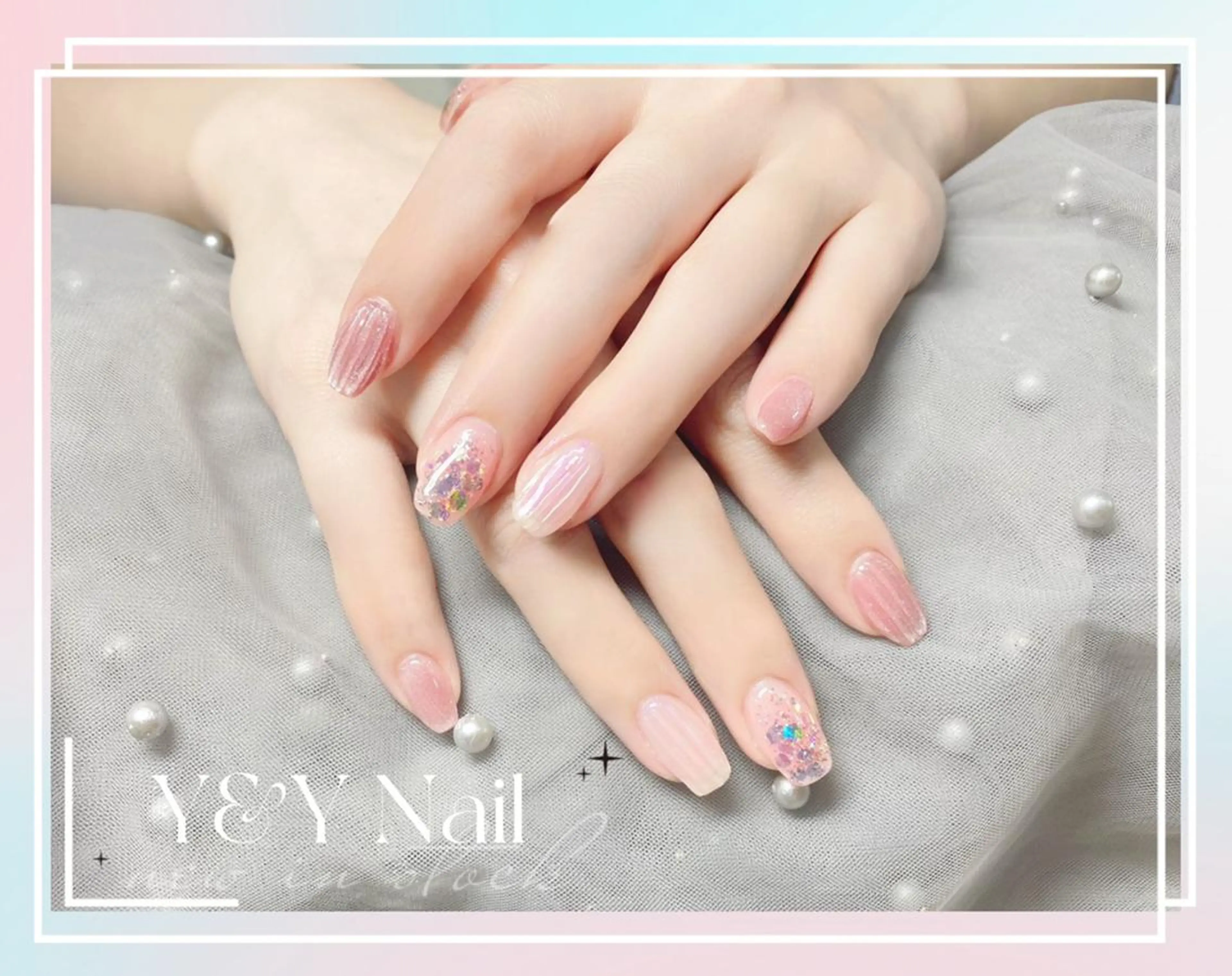 ミディアム ハンドネイル ハンドケア Y&Y Nail Salonのネイルデザイン