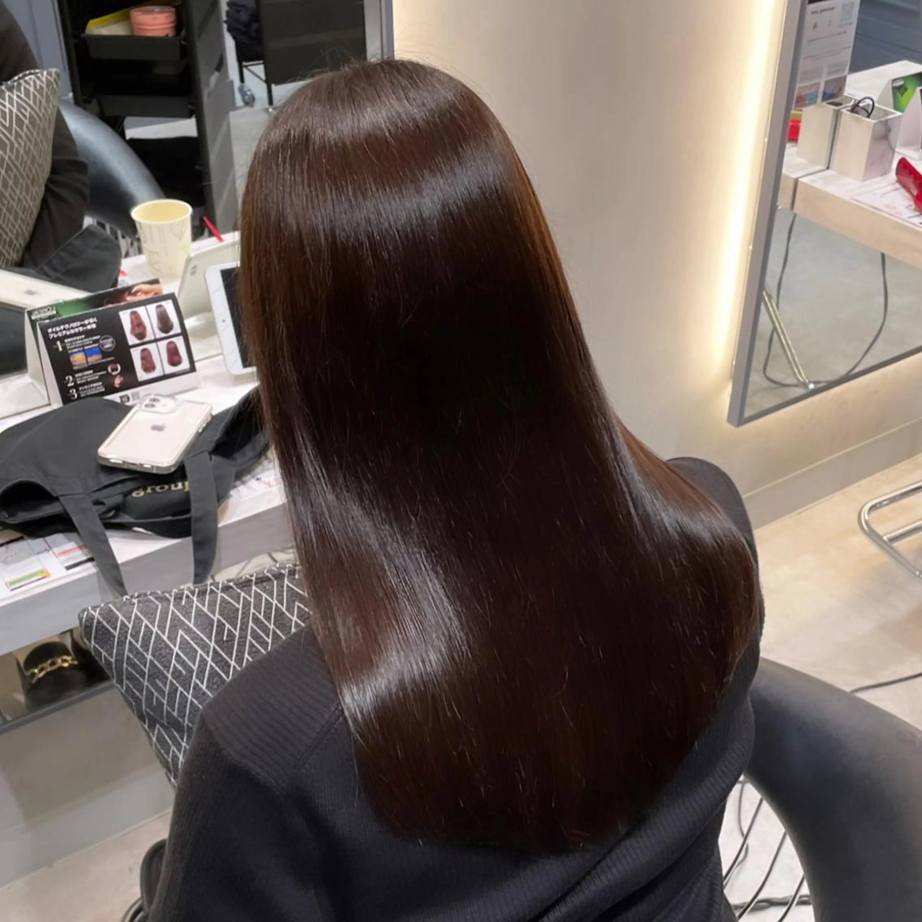 ロング カット トリートメント ヘッドスパ 𝙆𝙖𝙞🎀🩶 レイヤー/縮毛矯正のヘアスタイル