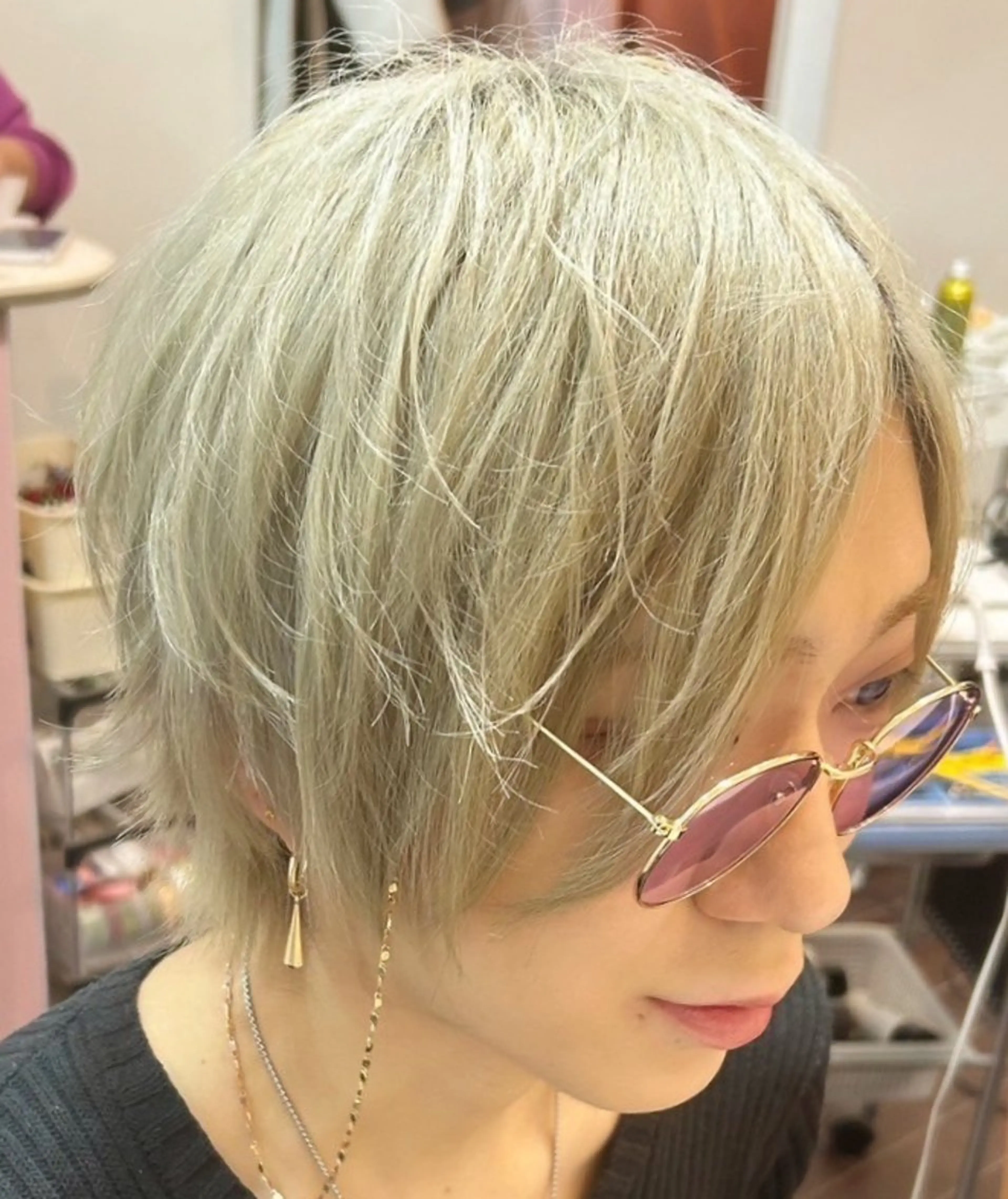 ヘアアレンジ メンズ メンズ韓国風 ヘアセットサロン ボイボイのヘアスタイル