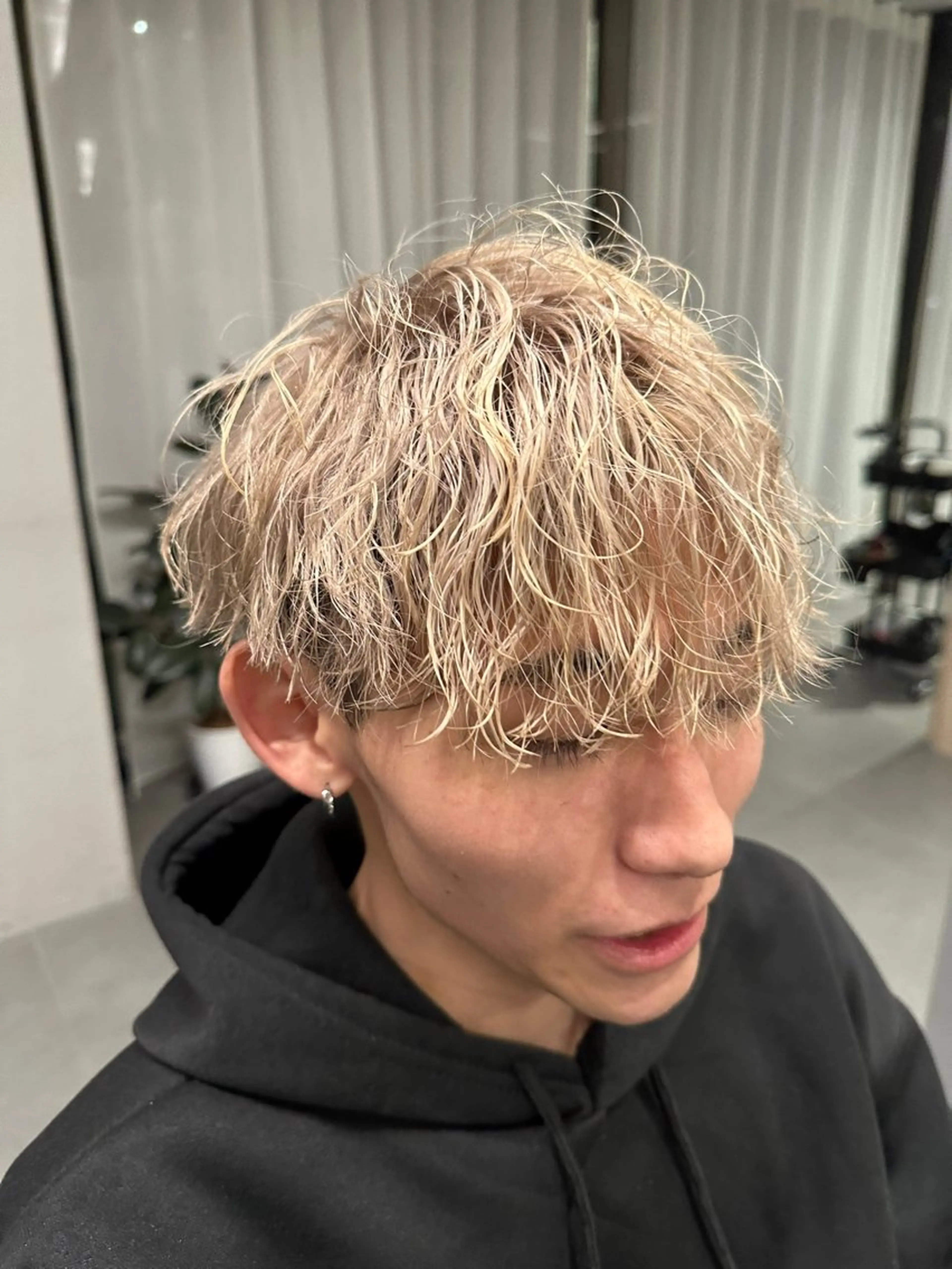 カラー パーマ メンズ メンズパーマ 波巻きパーマ 立川/過去1の毛流れ パーマ/しゅーとのヘアスタイル