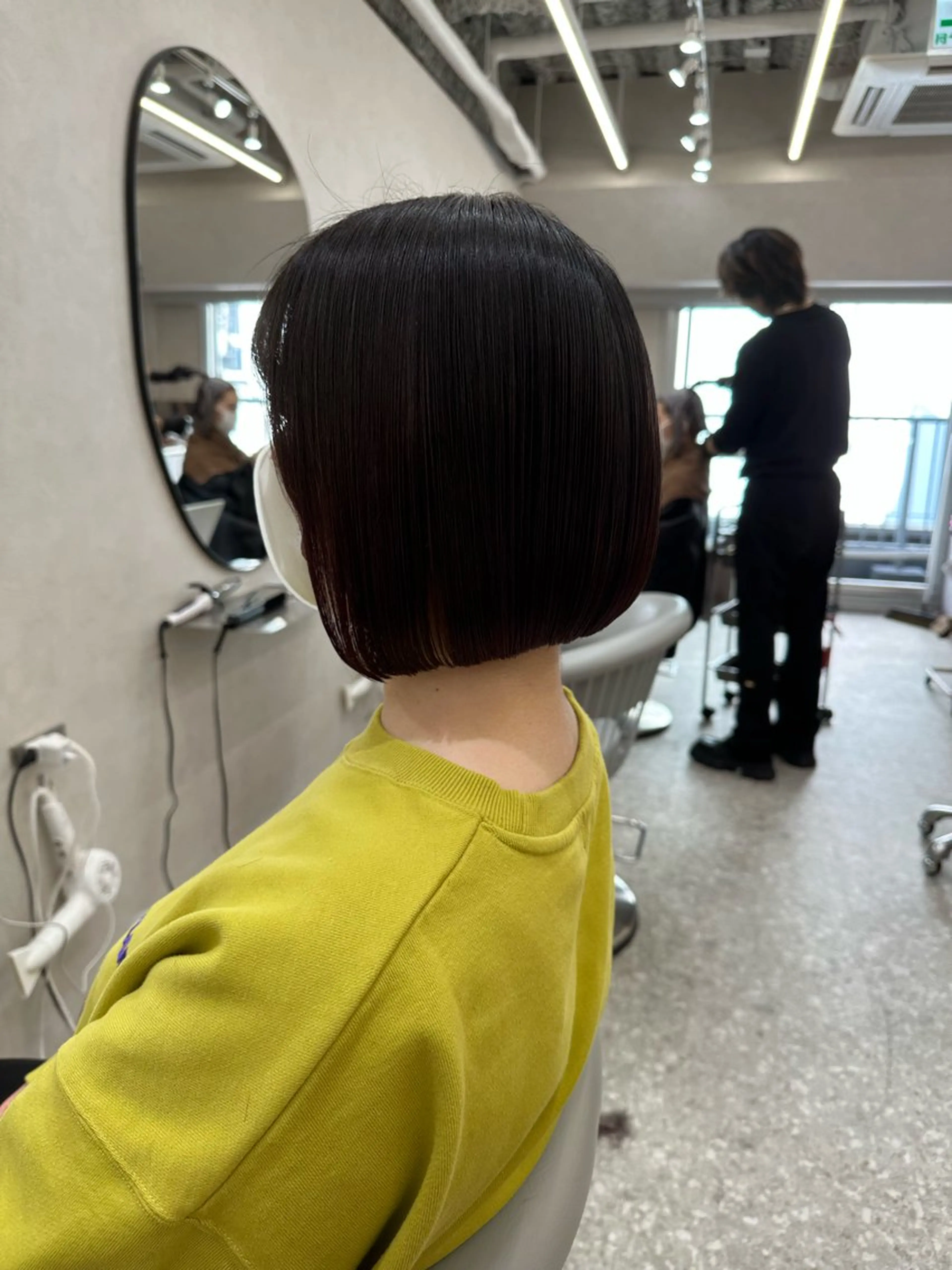 ミディアム シールエクステ エクステ 顔周りカット 髪質改善 韓国風ヘア カット ヘアカラー トリートメント 新宿/韓国レイヤー/ 髪質改善/佐藤航のヘアスタイル