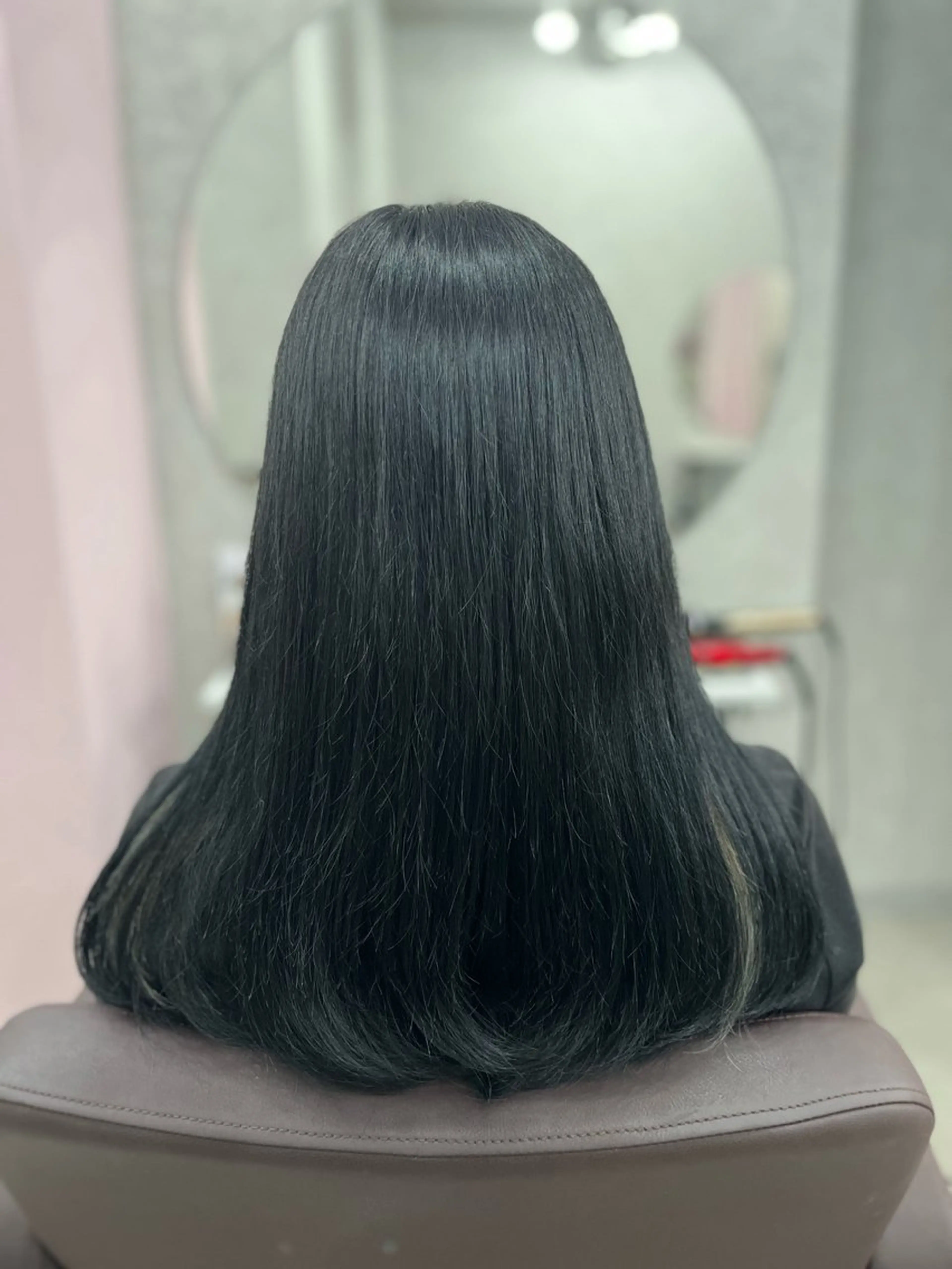 セミロング ヘアカラー トリートメント ヘッドスパ 💖 ぴんくぼぶの人 💖西田ゆうなのヘアスタイル