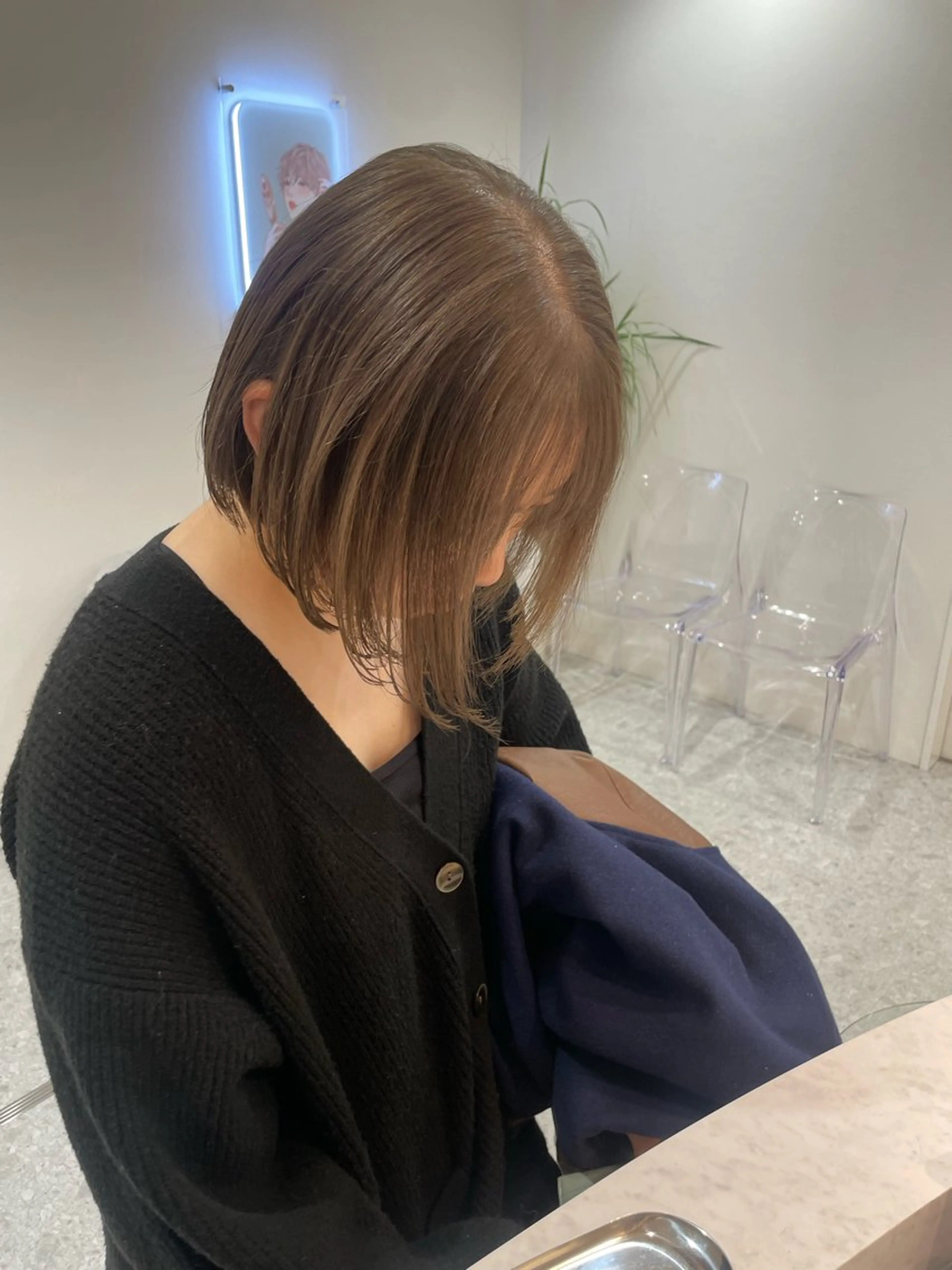 ミディアム カラー ヘアカラー トリートメント Aster by One Bloom所属・Aster れおん💡⠜のヘアスタイル