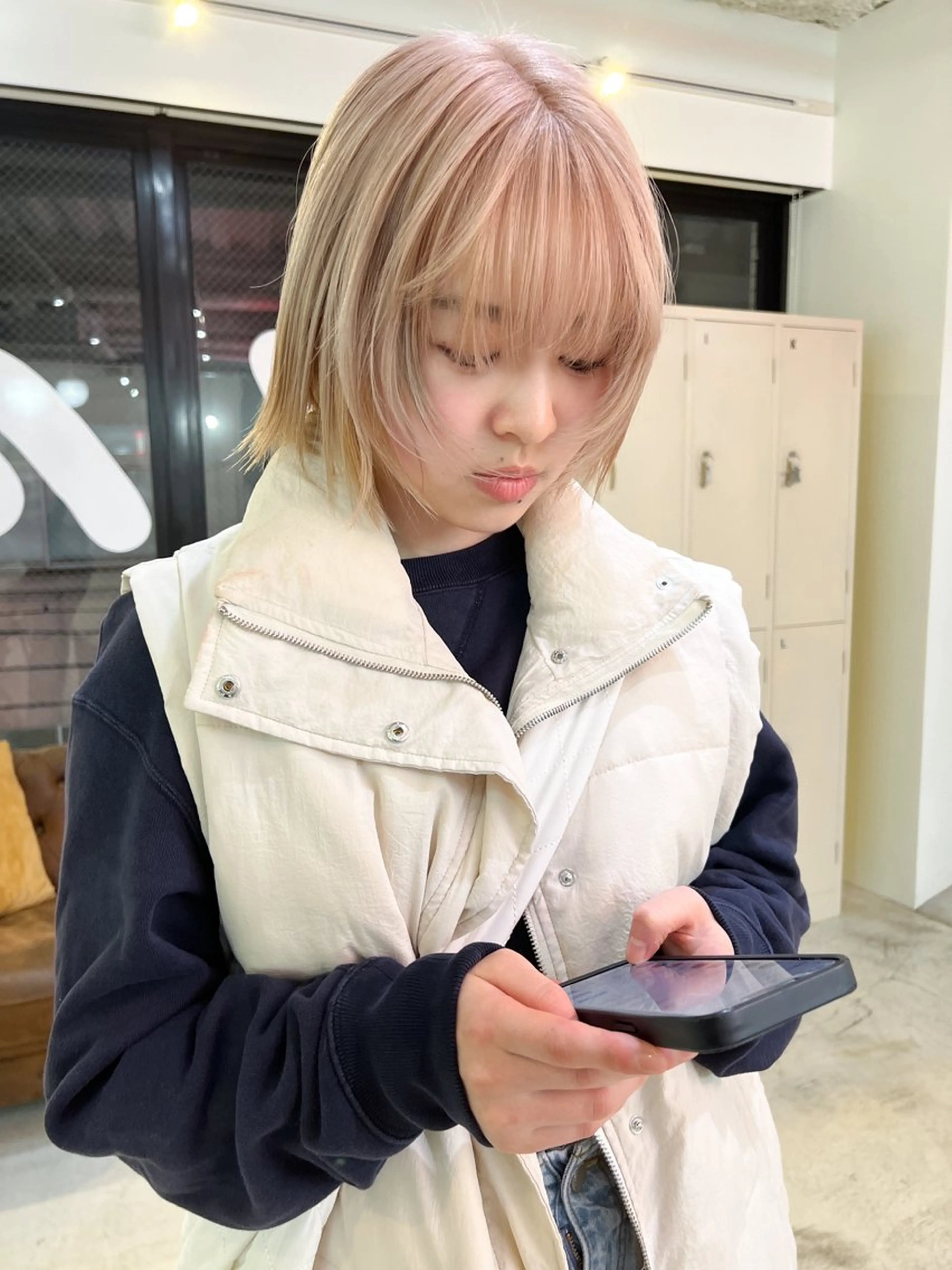 ショート カラー ボブ職人 /ミリヤのヘアスタイル