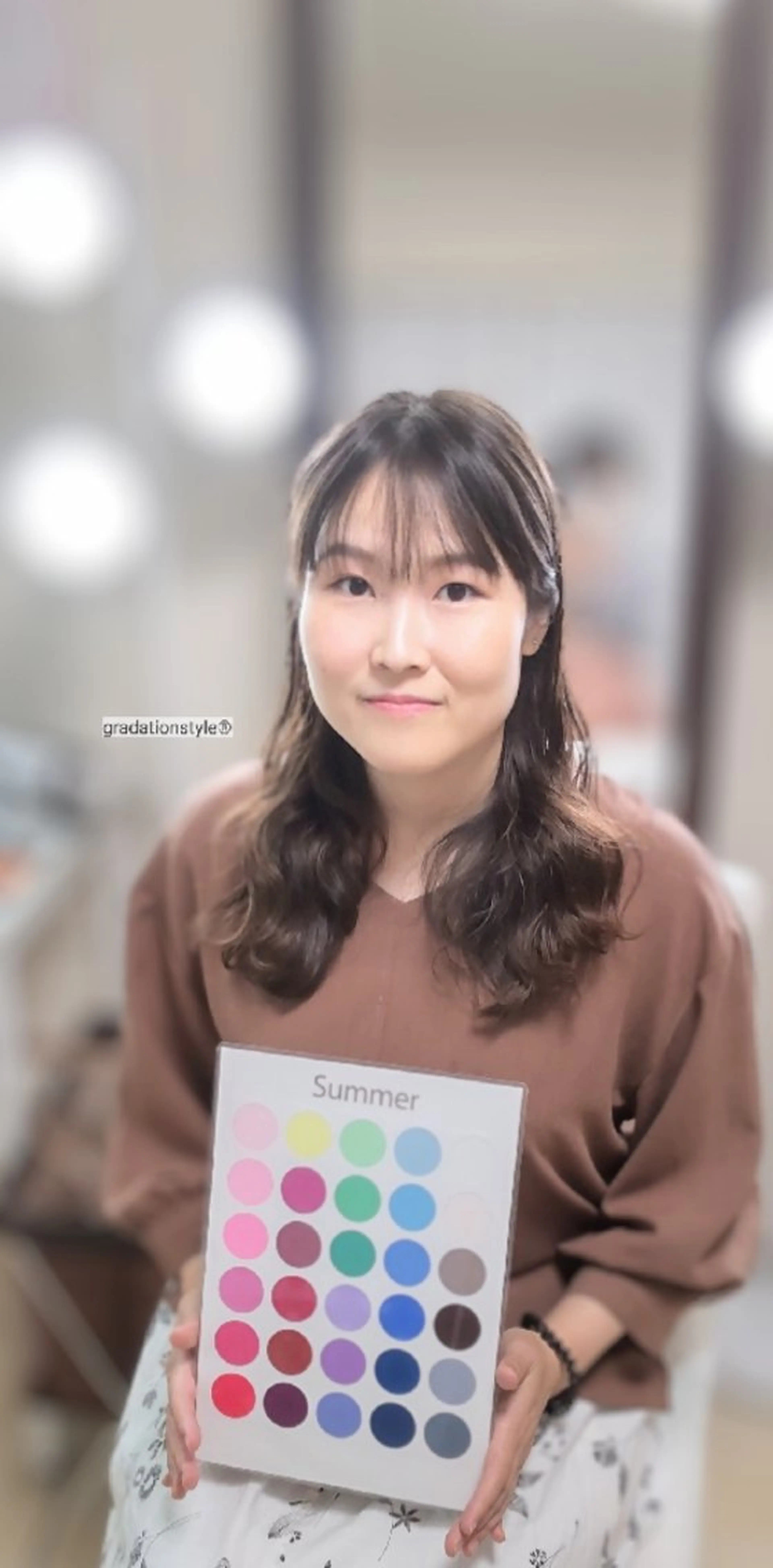 パーソナルカラー診断 骨格診断 顔タイプ診断 🎼グラデーション スタイル札幌♫*✧のマツエク・マツパデザイン