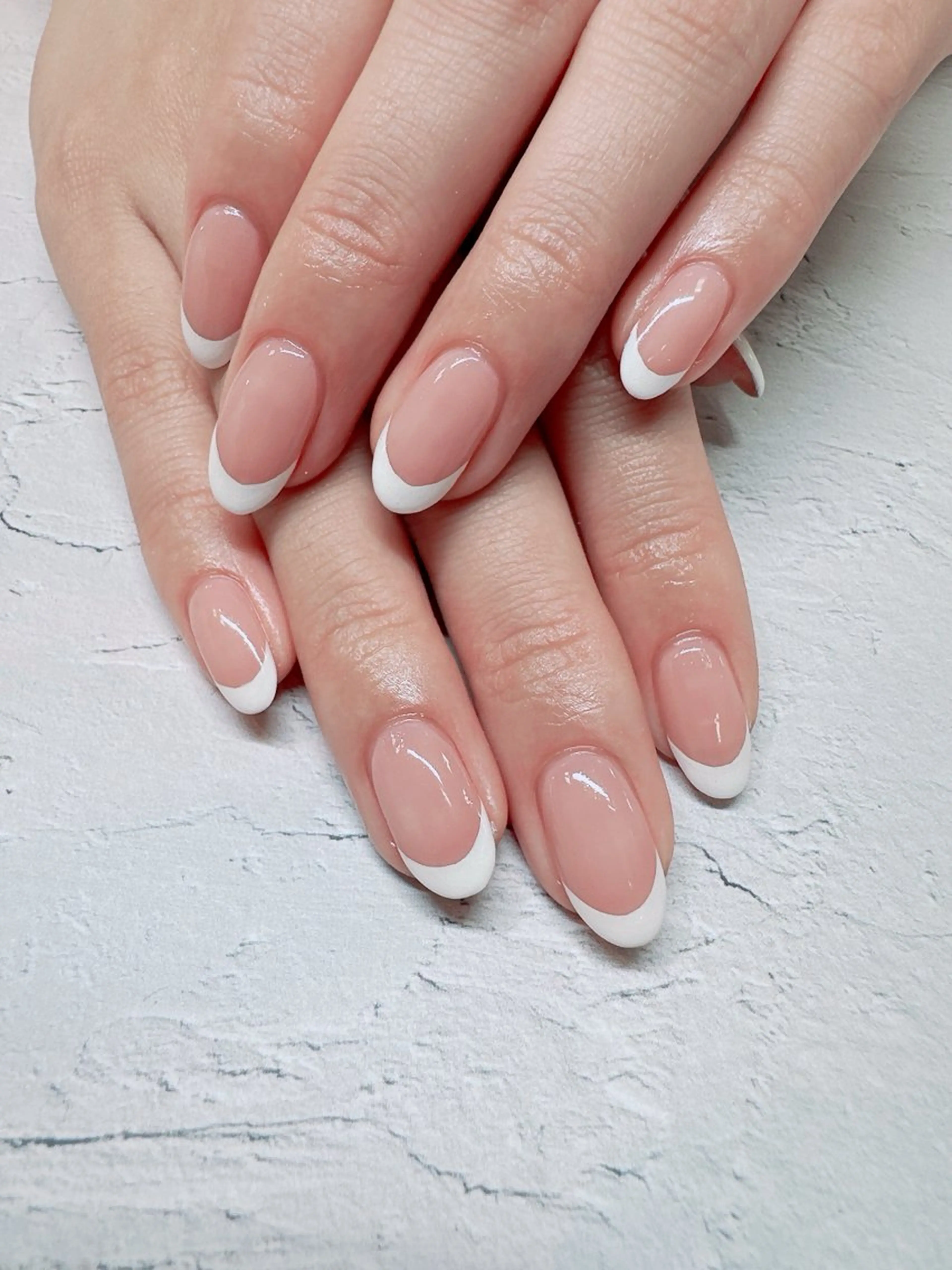 ネイル フレンチネイル ハンドネイル nailist SATO【銀座】のネイルデザイン