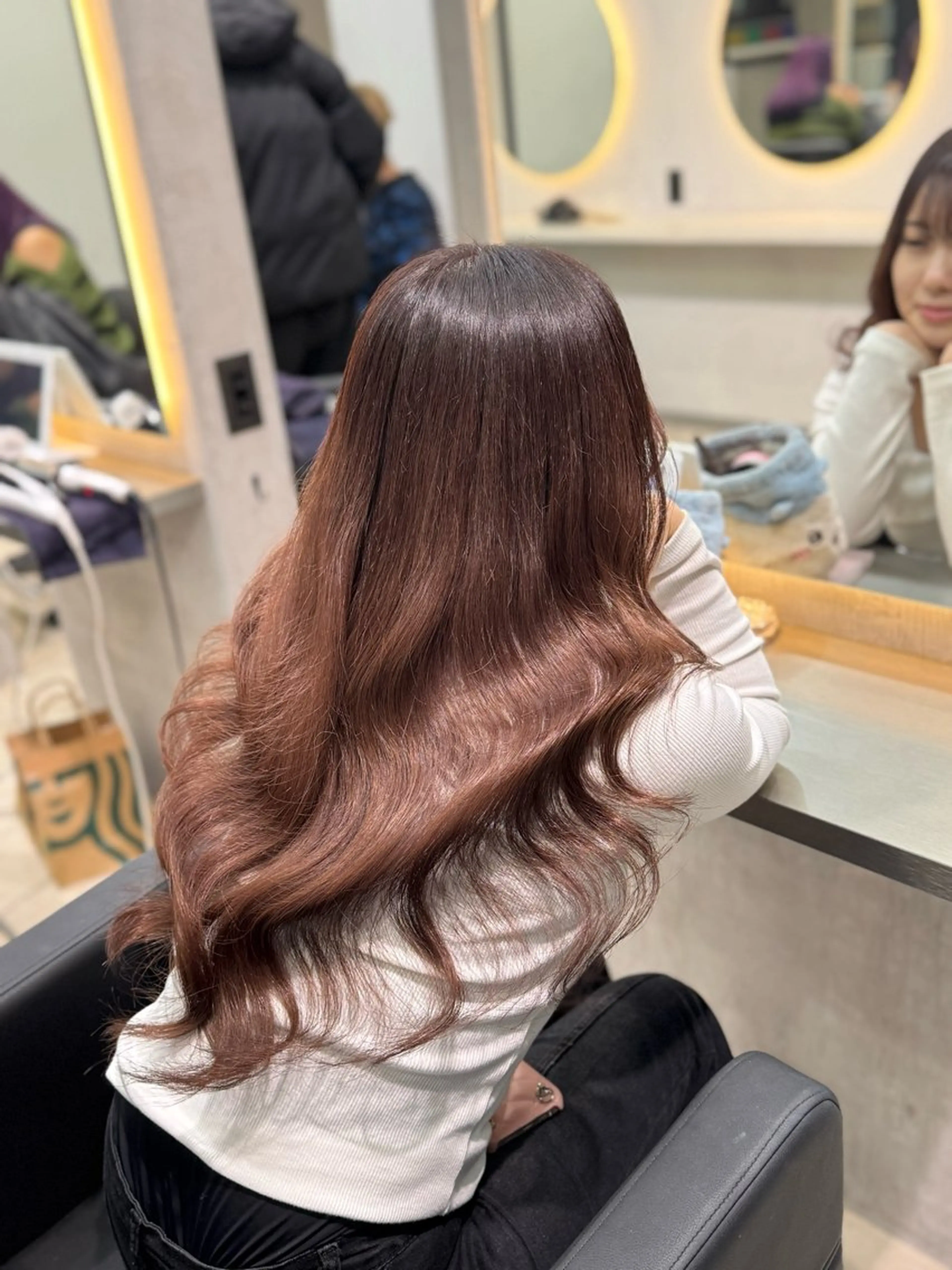 ロング カラー ヘアカラー Lapis シオンのヘアスタイル