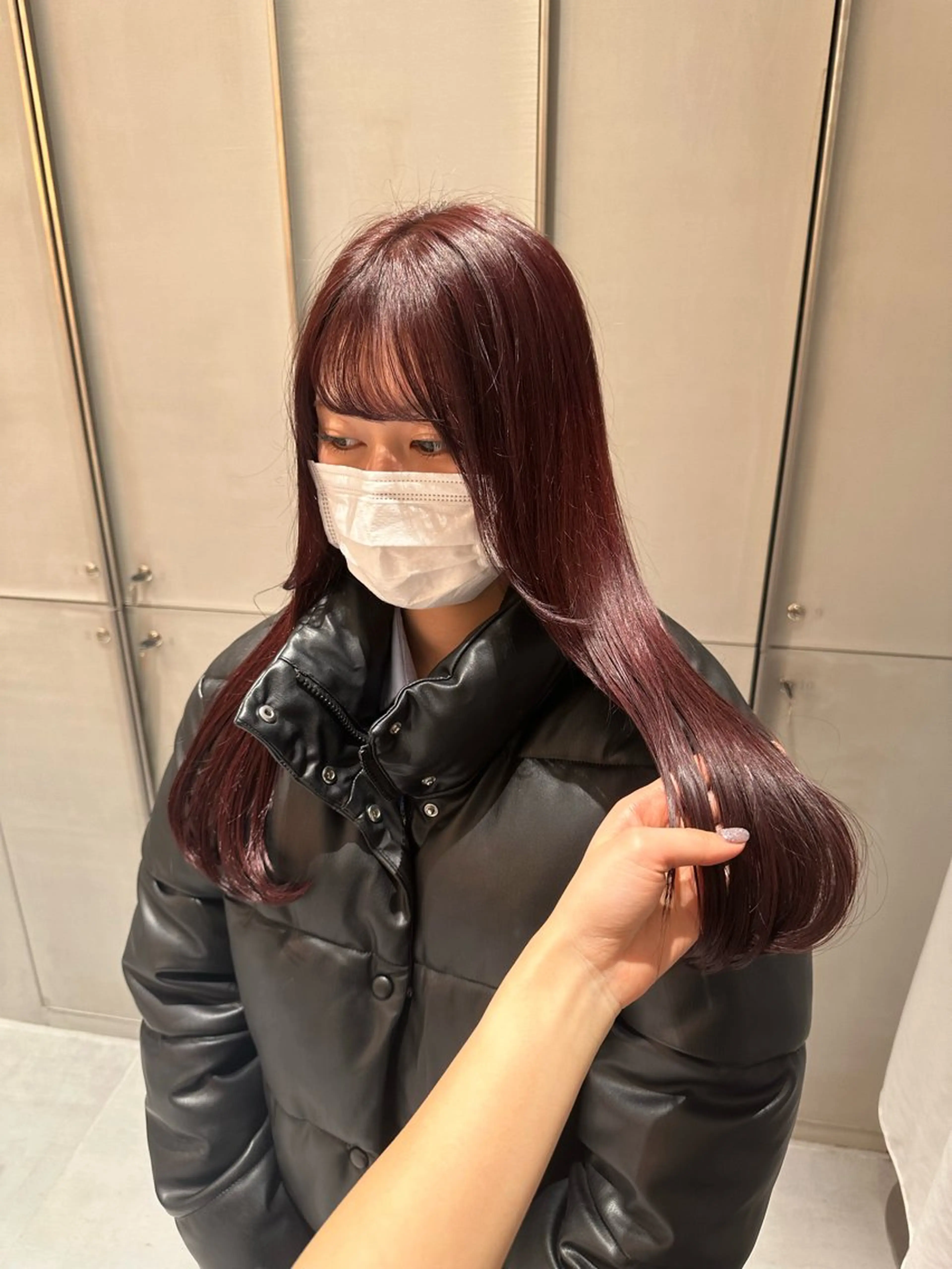 セミロング カラー ヘアカラー トリートメント ヘッドスパ ヘアセット 透ける艶カラー💎 ミオのヘアスタイル