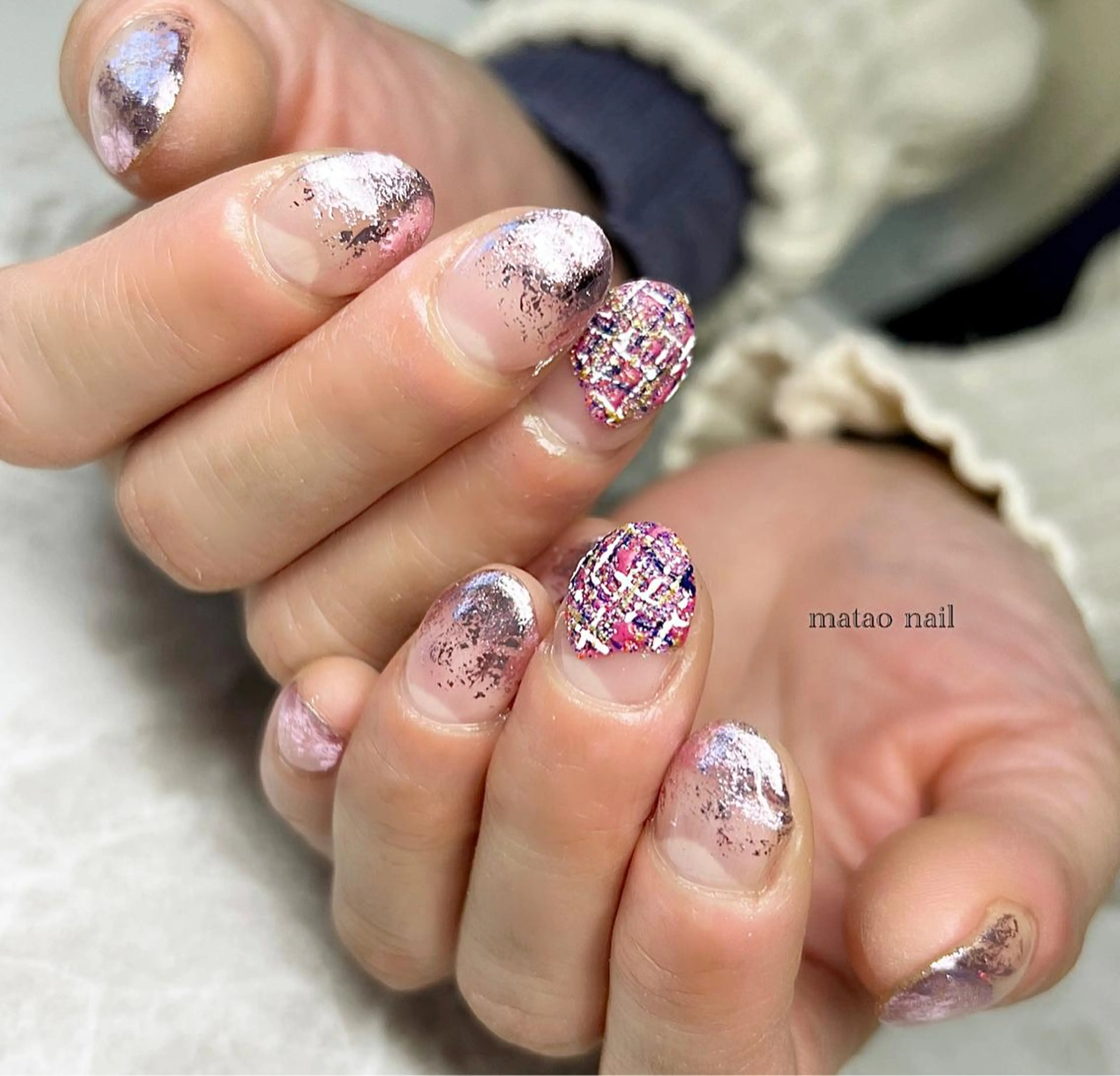 ネイル 春ネイル ハンドネイル フットネイル matao nailのネイルデザイン