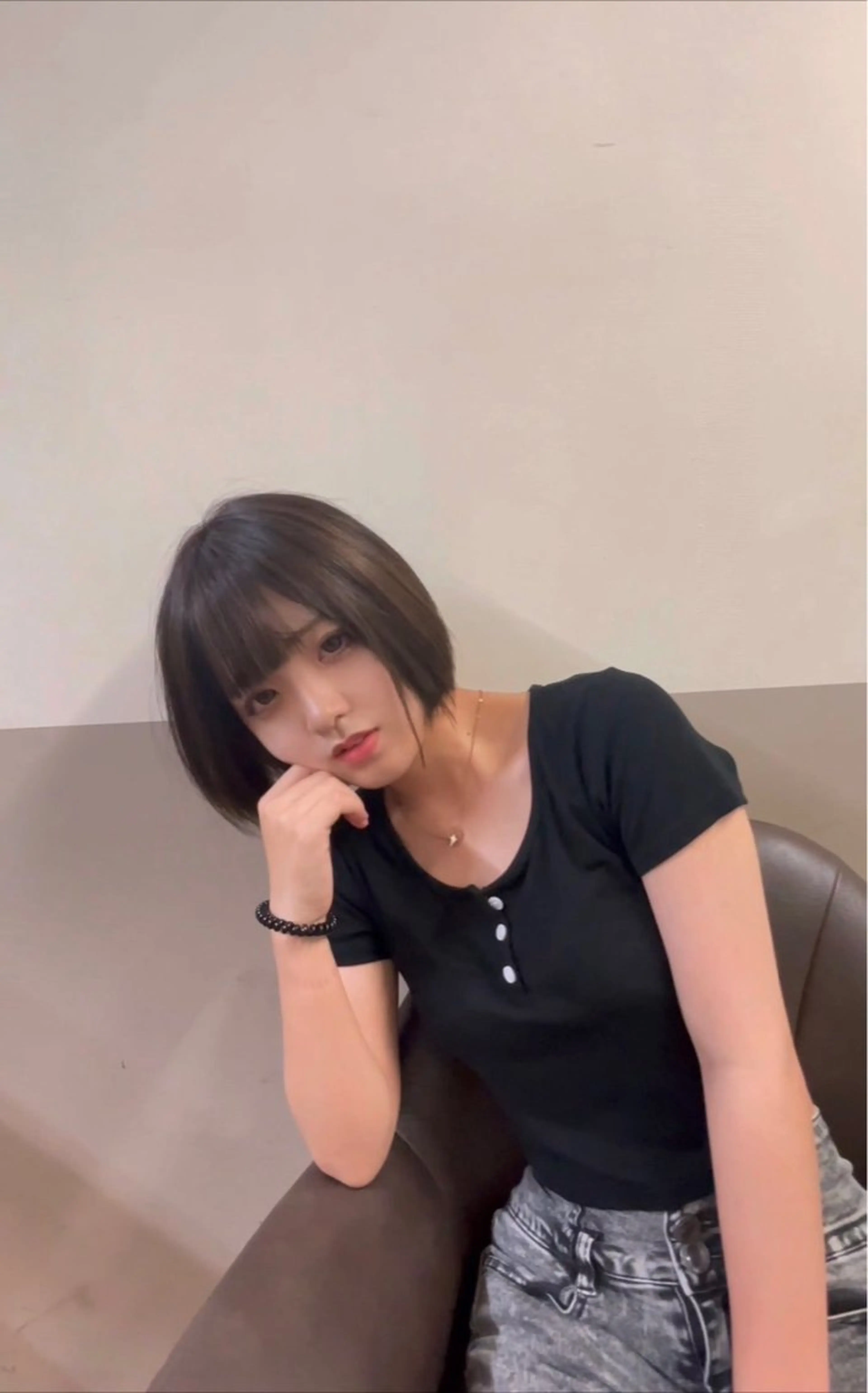 ショート ボブ カット TMJ所属・バズる韓国ヘア 🇰🇷溝邊　拓麿のヘアスタイル