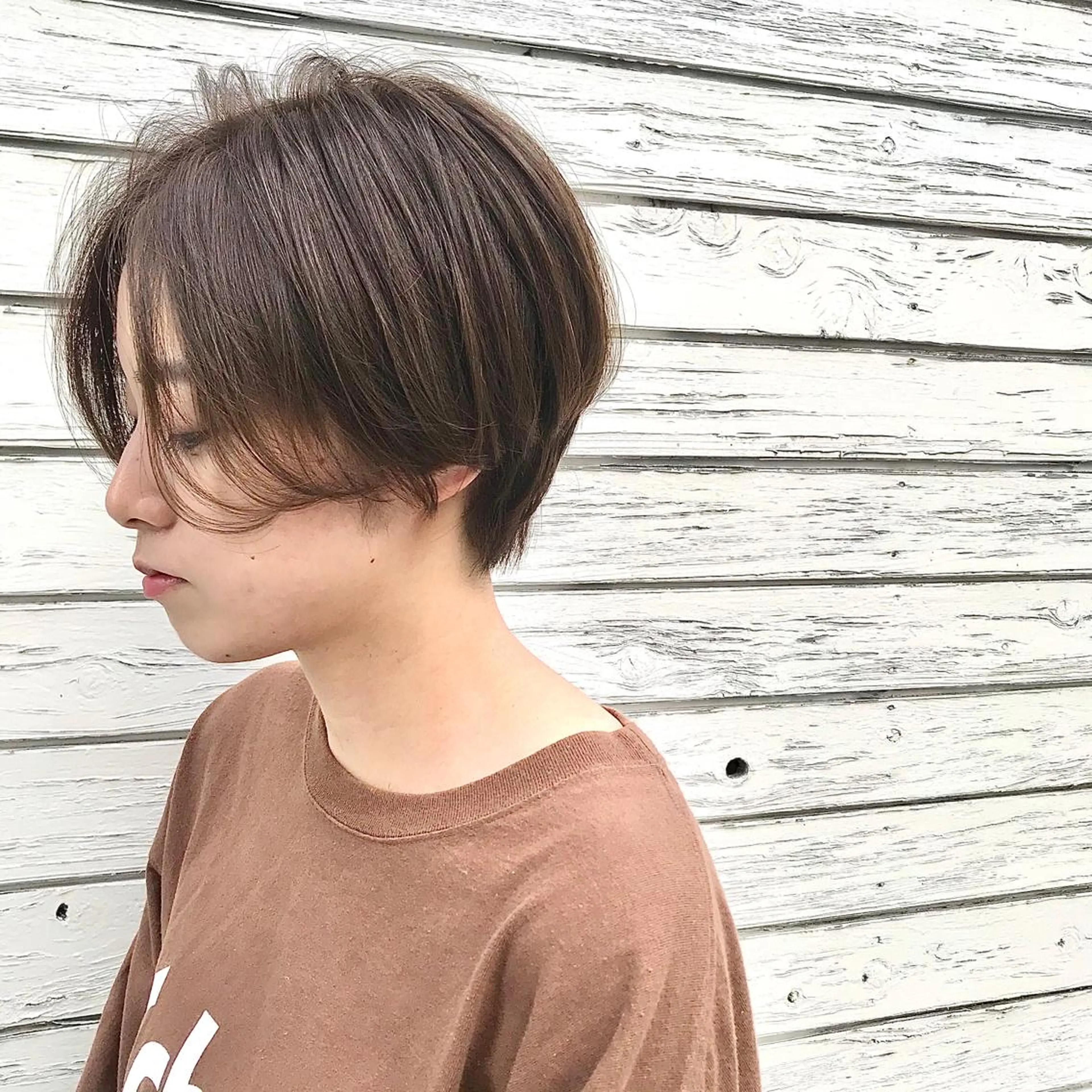 ショート カラー ハンサムショート アッシュ ベージュカラー ショートヘア カット ヘアカラー トリートメント 松田 卓也のヘアスタイル