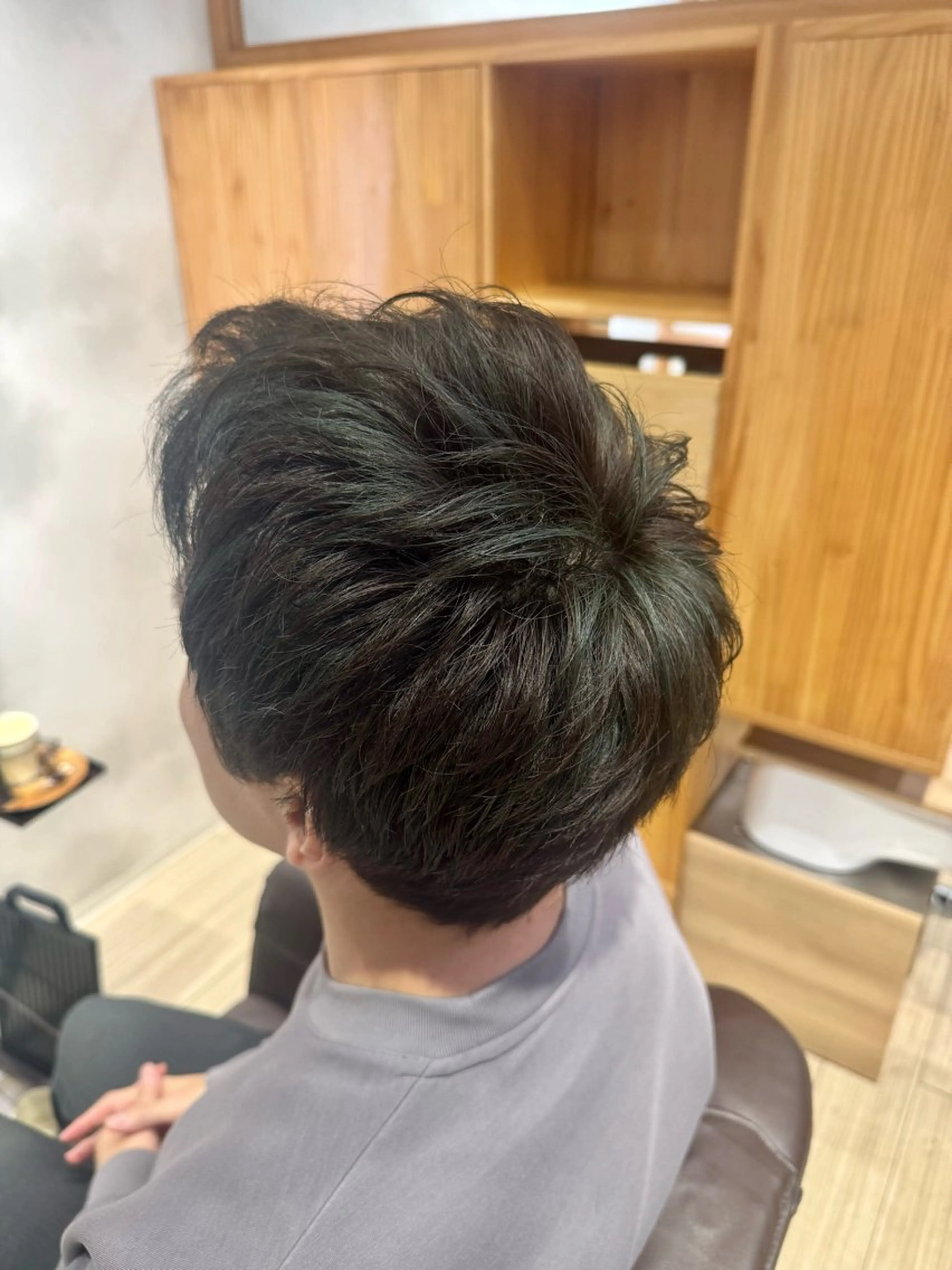 ショート カラー メンズ メンズハイライト メンズメッシュ ハイライトカラー メッシュ ハイライト ヘアカラー トリートメント 縮毛矯正/髪質改善 山田 省吾のヘアスタイル