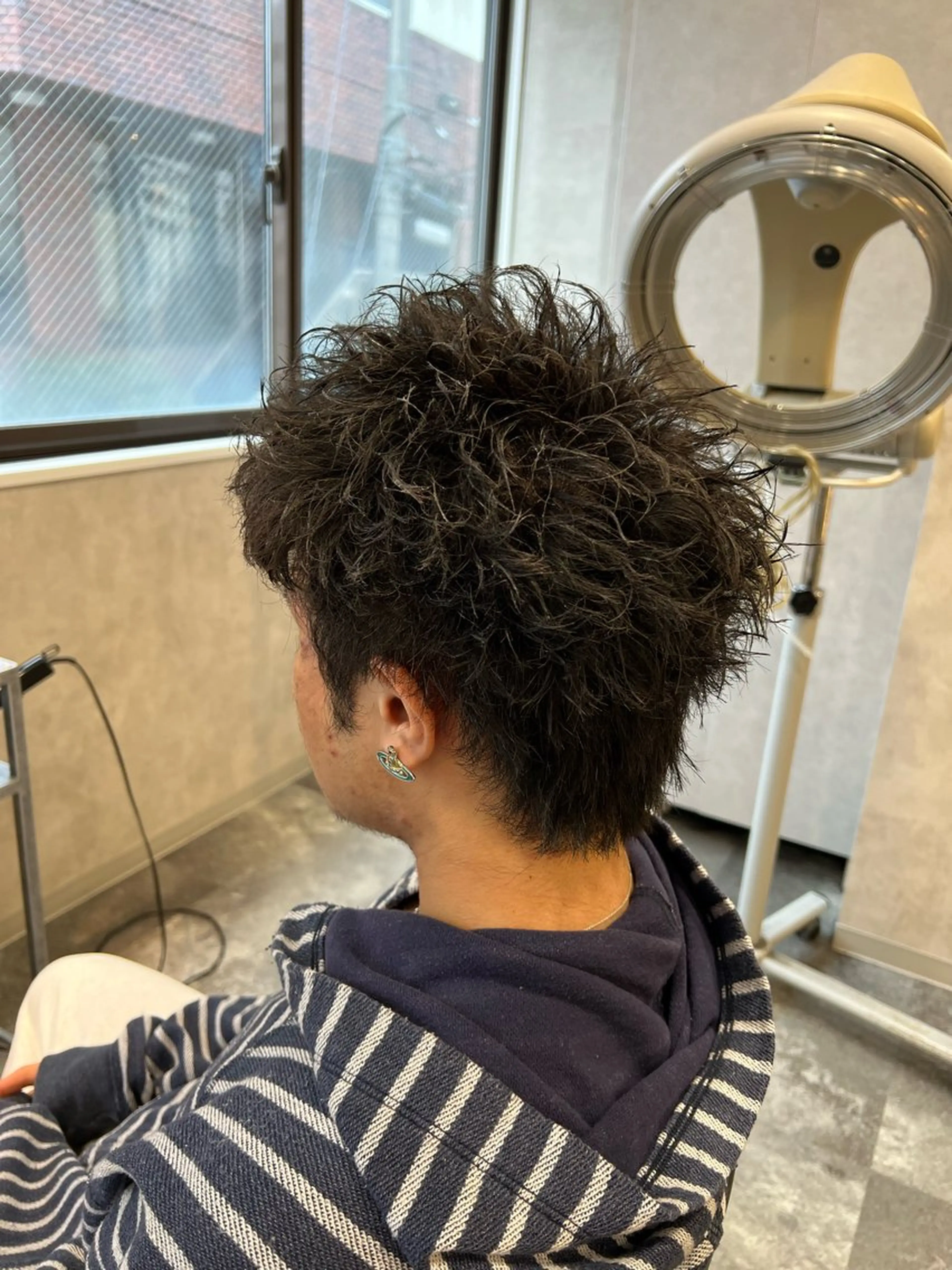 ショート パーマ ヘアアレンジ メンズ メンズパーマ スパイキーショート ショートヘア カット パーマ メンズ特化/カラー/ パーマ/ケイシンのヘアスタイル