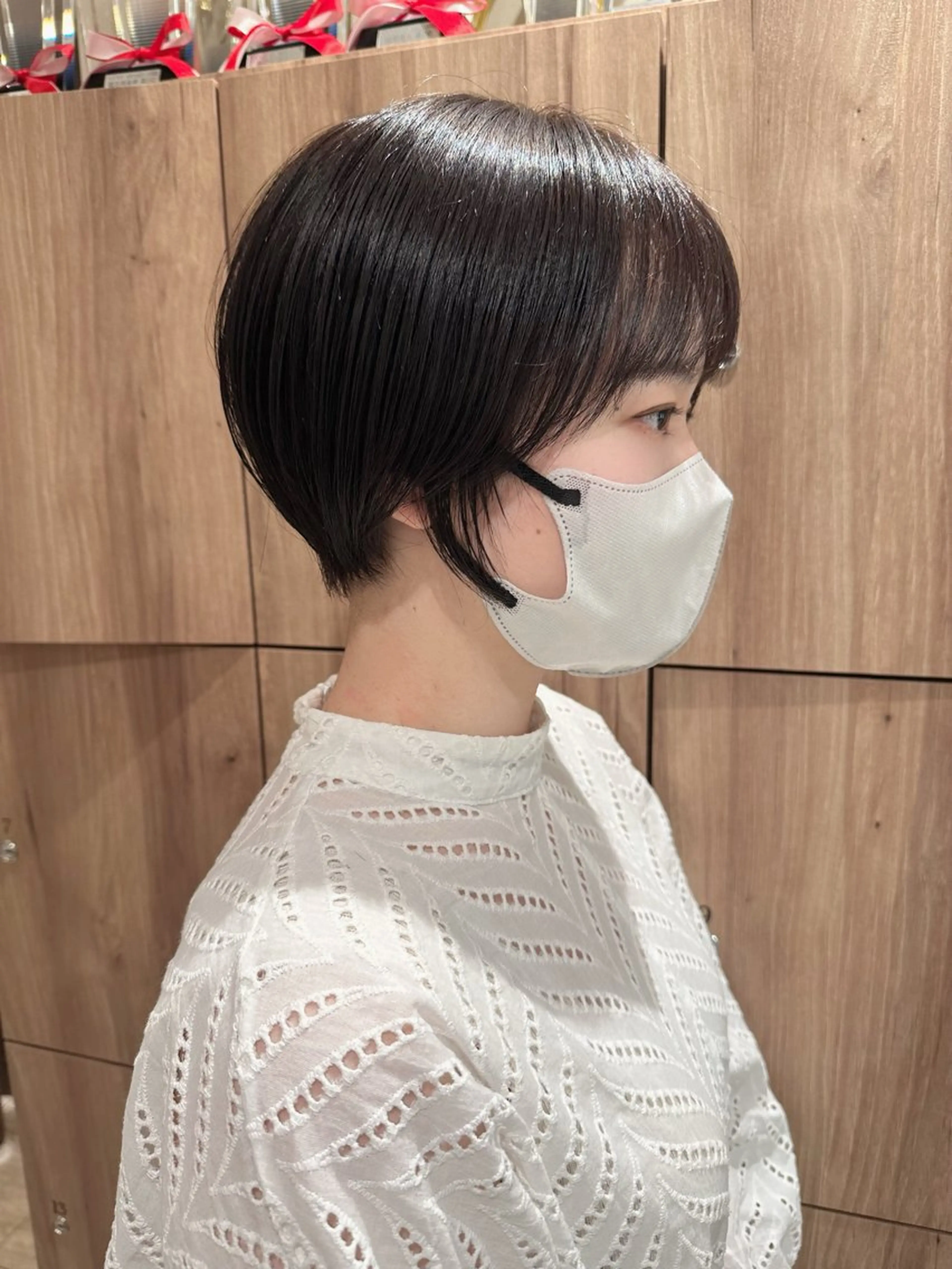 ショート カット 縮毛矯正/ショート/ ボブ/石橋代智のヘアスタイル