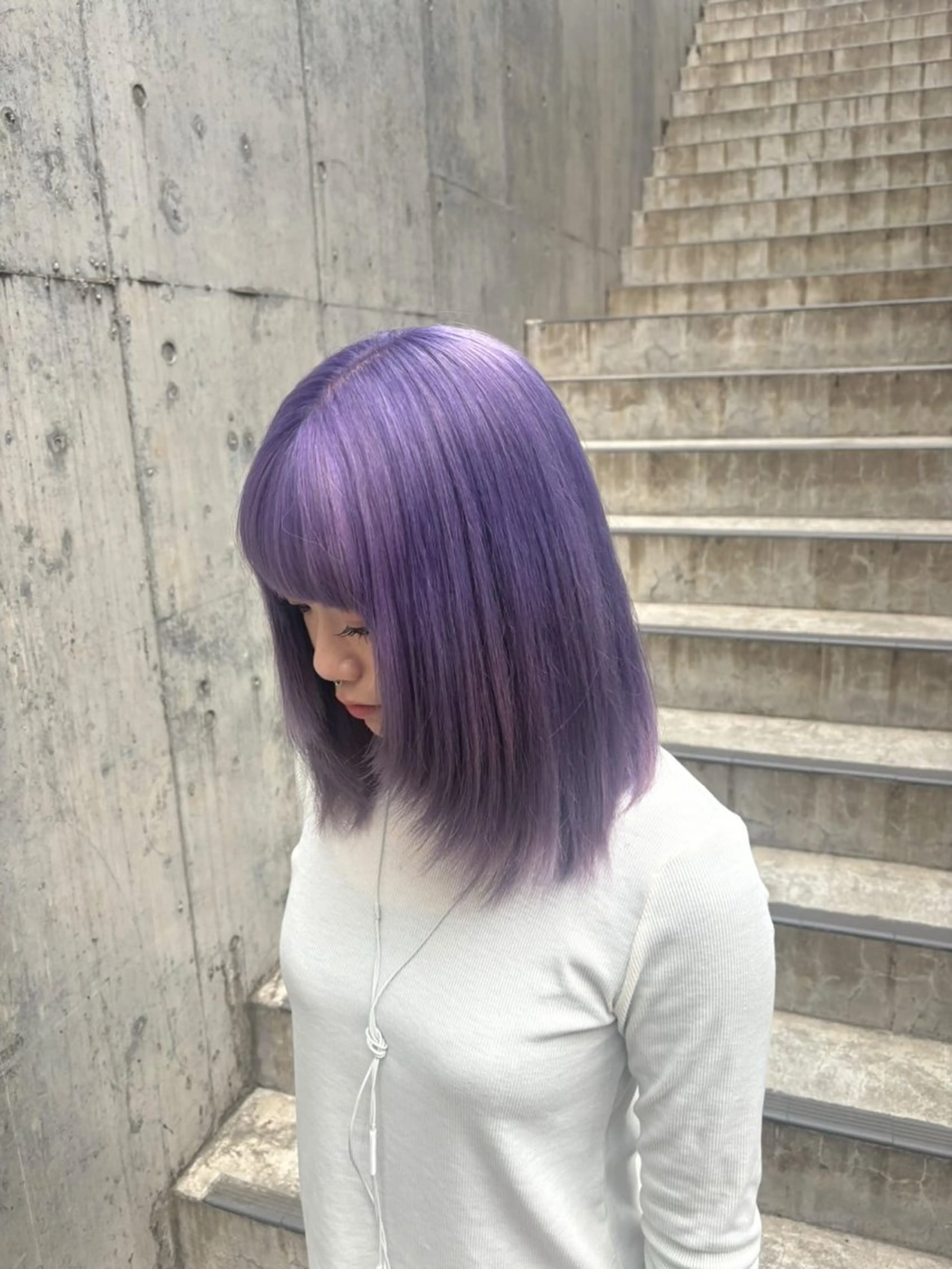 カラー ヘアカラー 外国人風ヘア ×18歳美容師ルイヤのヘアスタイル
