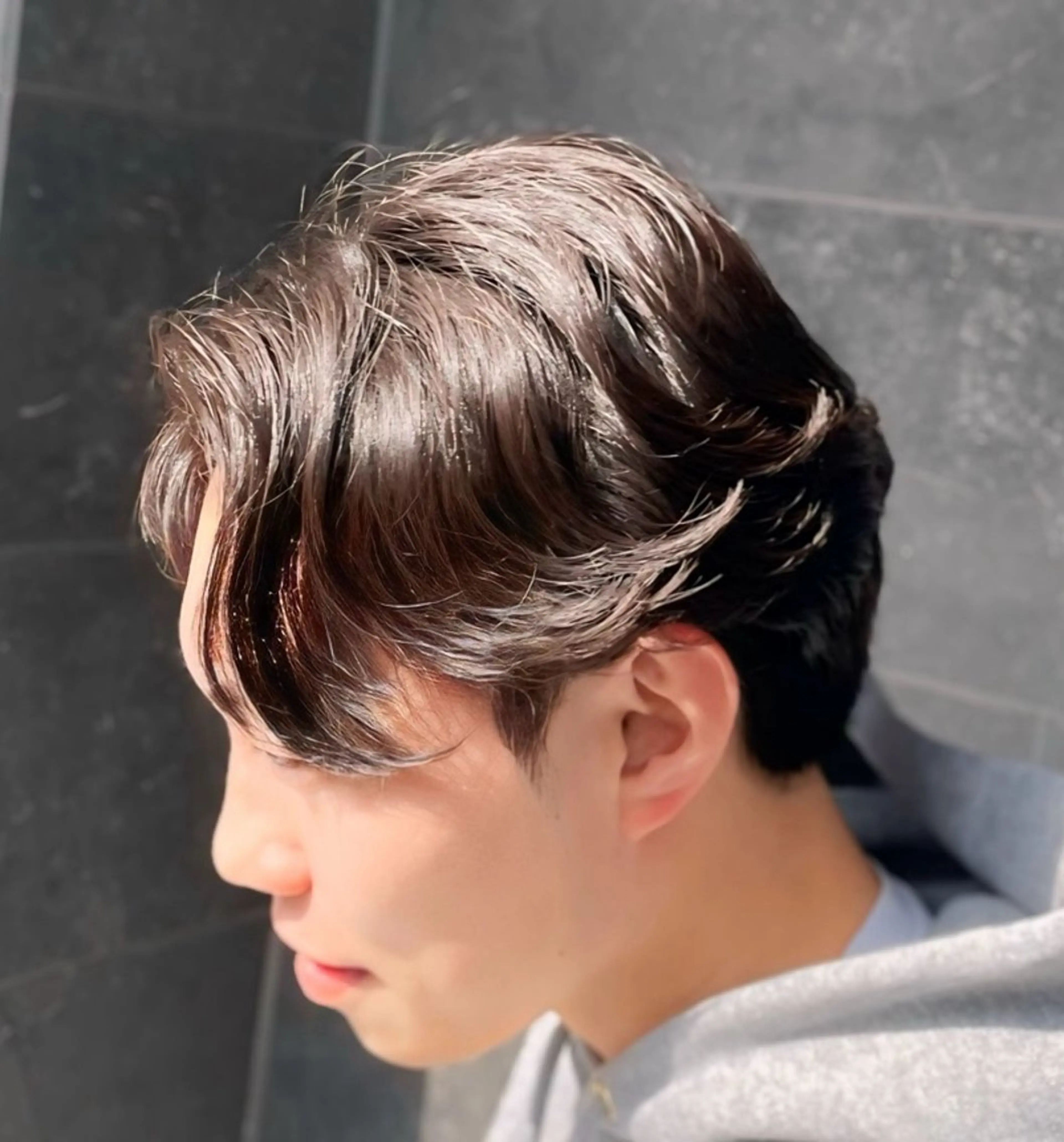 メンズ カット ヘッドスパ ヘアセット 遠藤 健登のヘアスタイル