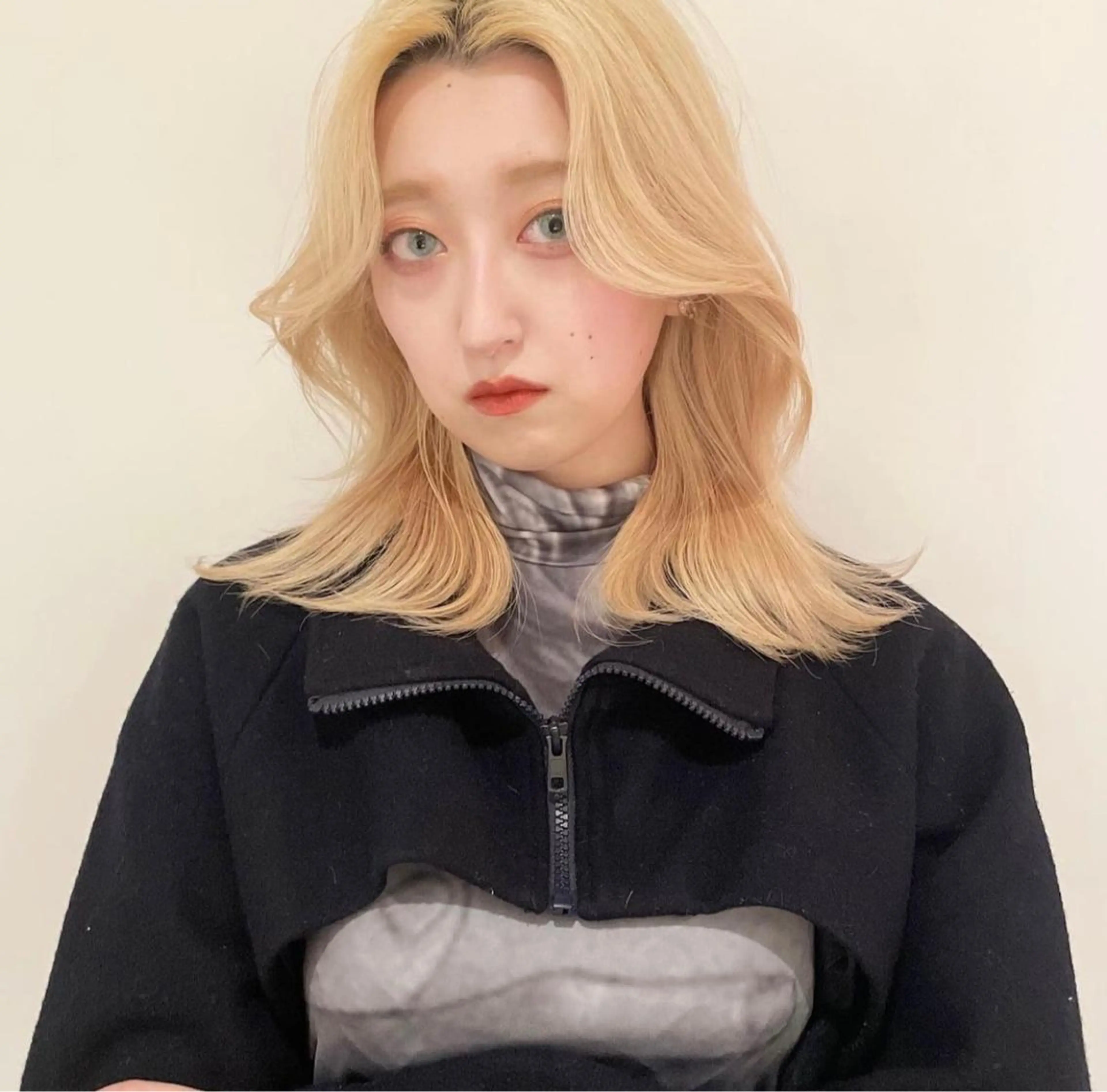 セミロング カラー 原田 智行のヘアスタイル