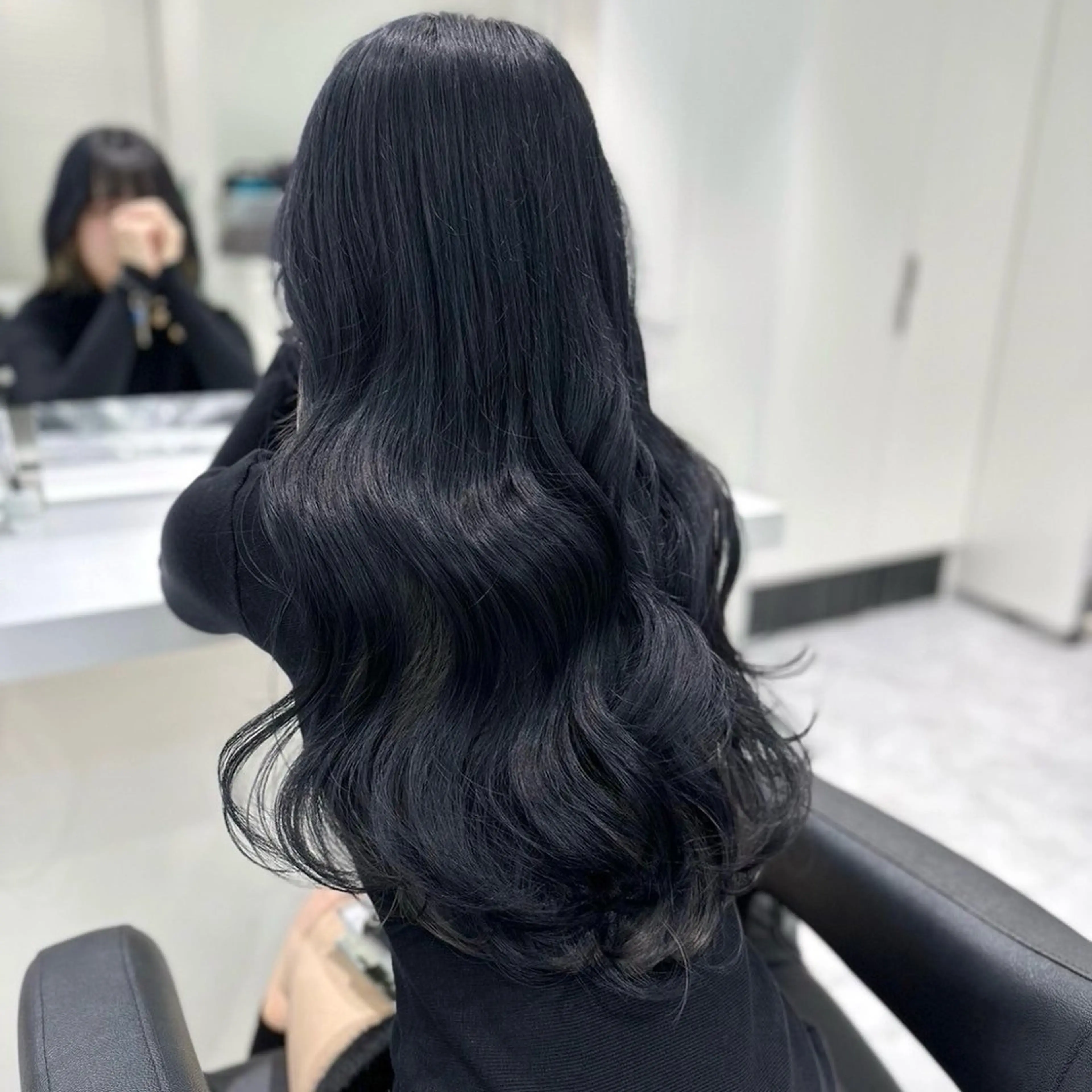 ロング カラー ヘアカラー トリートメント ヘアセット モテガーリー🎀ピン クヘア/SHIONEのヘアスタイル
