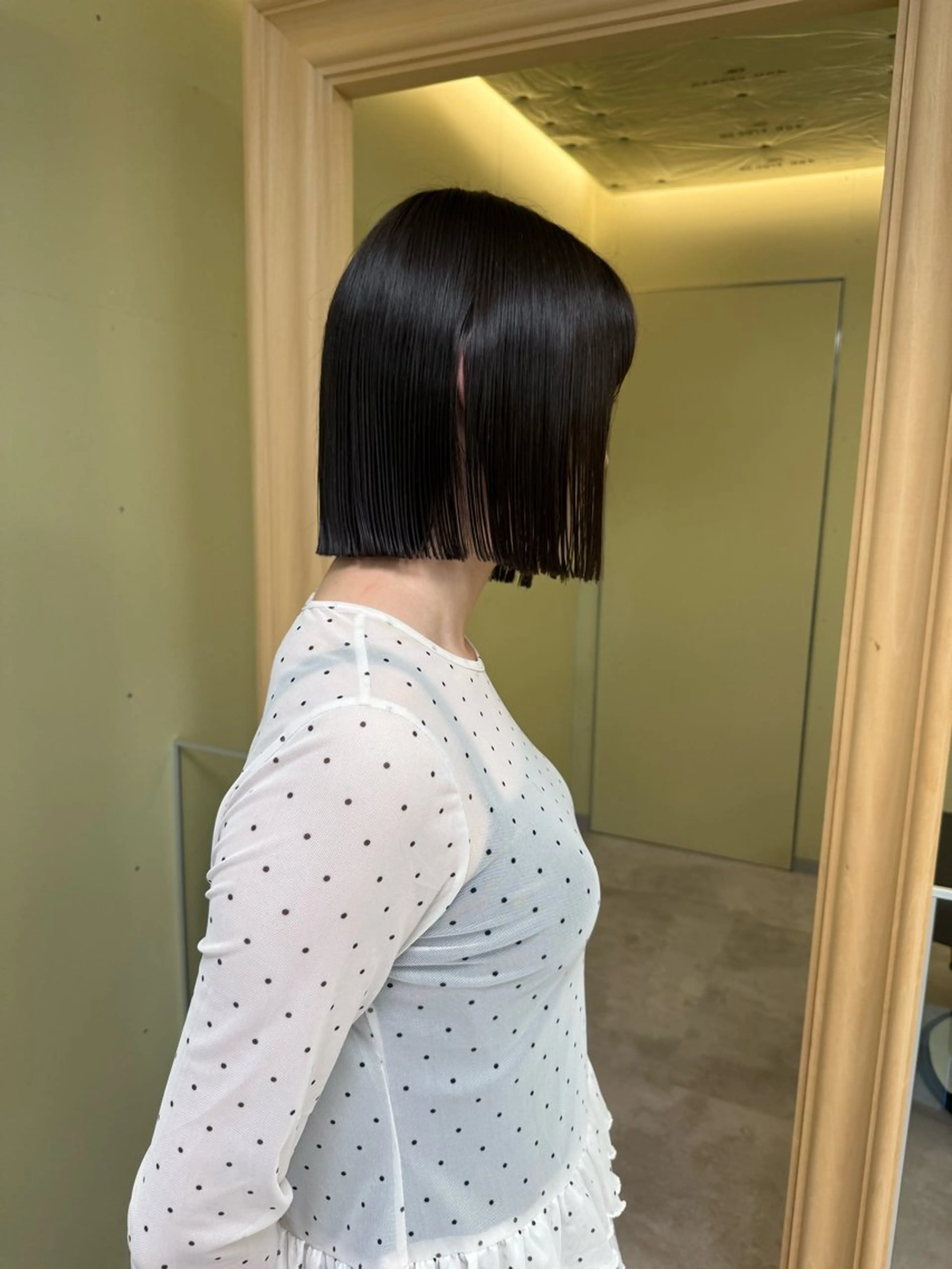 ボブカット＋透明感カラー（撮影モデル）🛎の写真