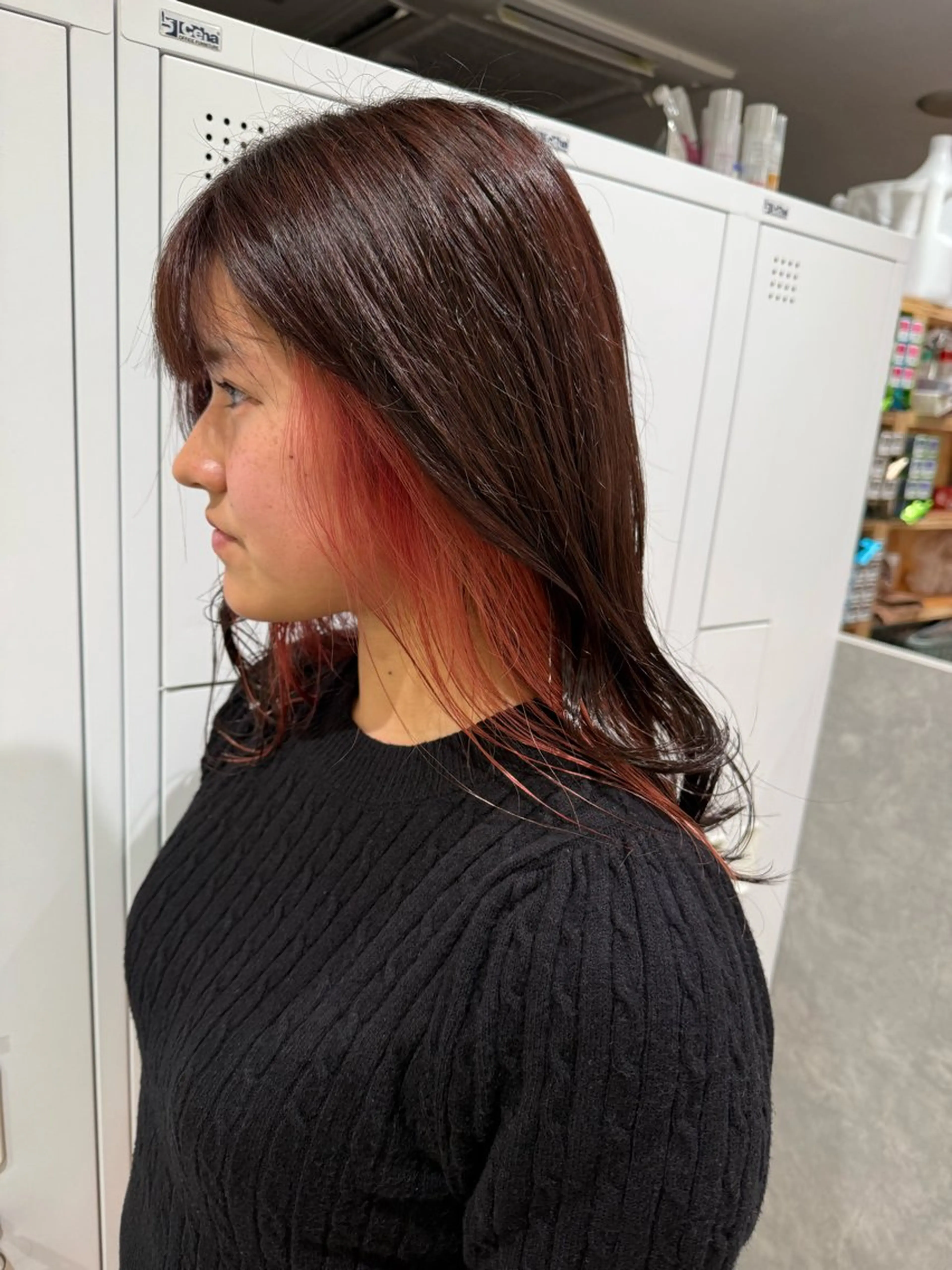 ミディアム カット ヘアカラー enn 天王寺所属・松平 拓巳のヘアスタイル