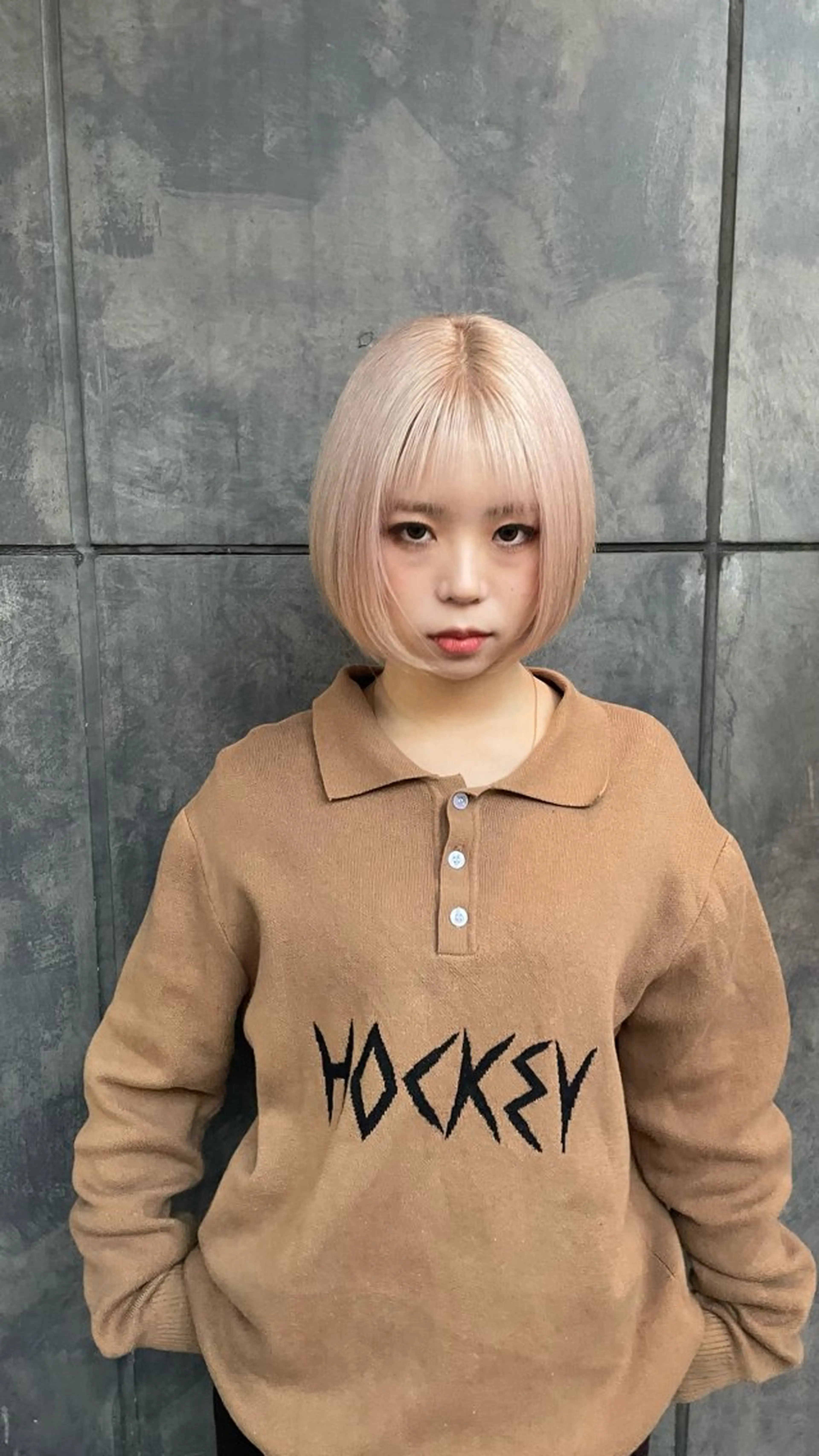 ショート カラー ヘアアレンジ メンズ 切りっぱなしボブ ベージュカラー ブラウンカラー グレージュ ミルクティーベージュ ヘアカラー トリートメント ヘアセット 💐大人可愛く Kroda💐のヘアスタイル