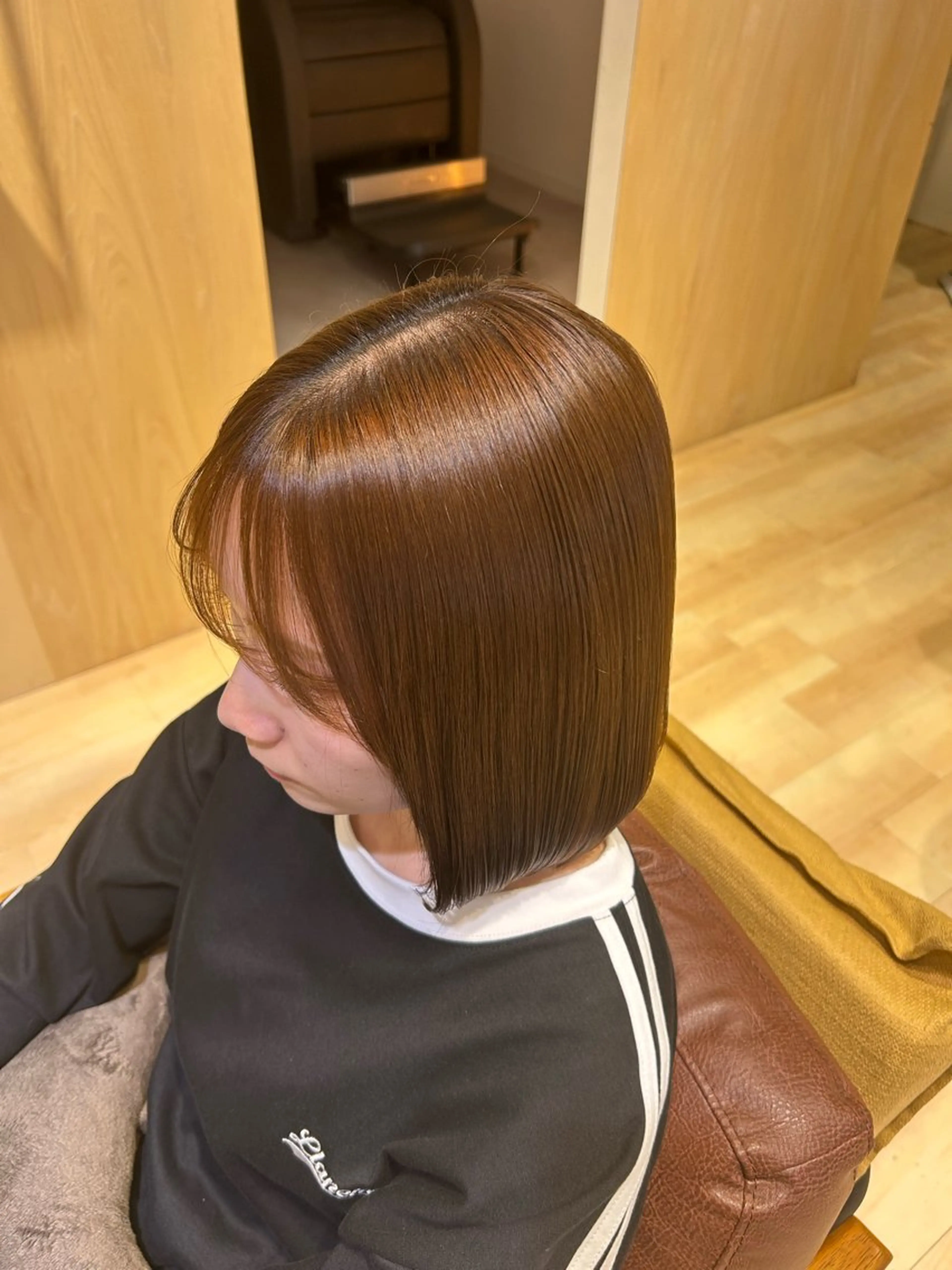 ショート 顔周りカット 縮毛矯正 🎀せいか🎀 Licoのヘアスタイル