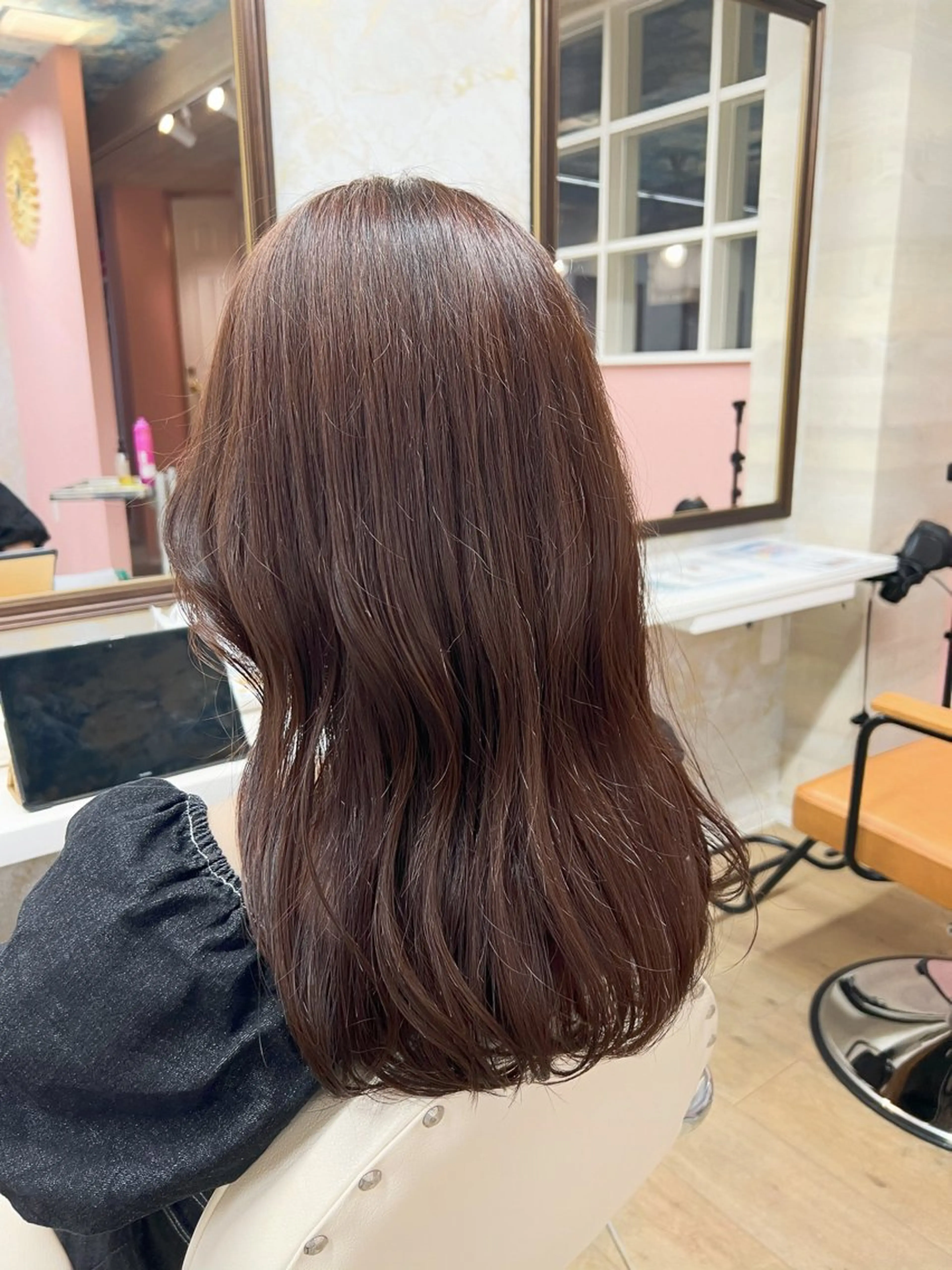 セミロング カット ヘアカラー トリートメント 髪質改善特化💫 韓国ヘアAyumuのヘアスタイル