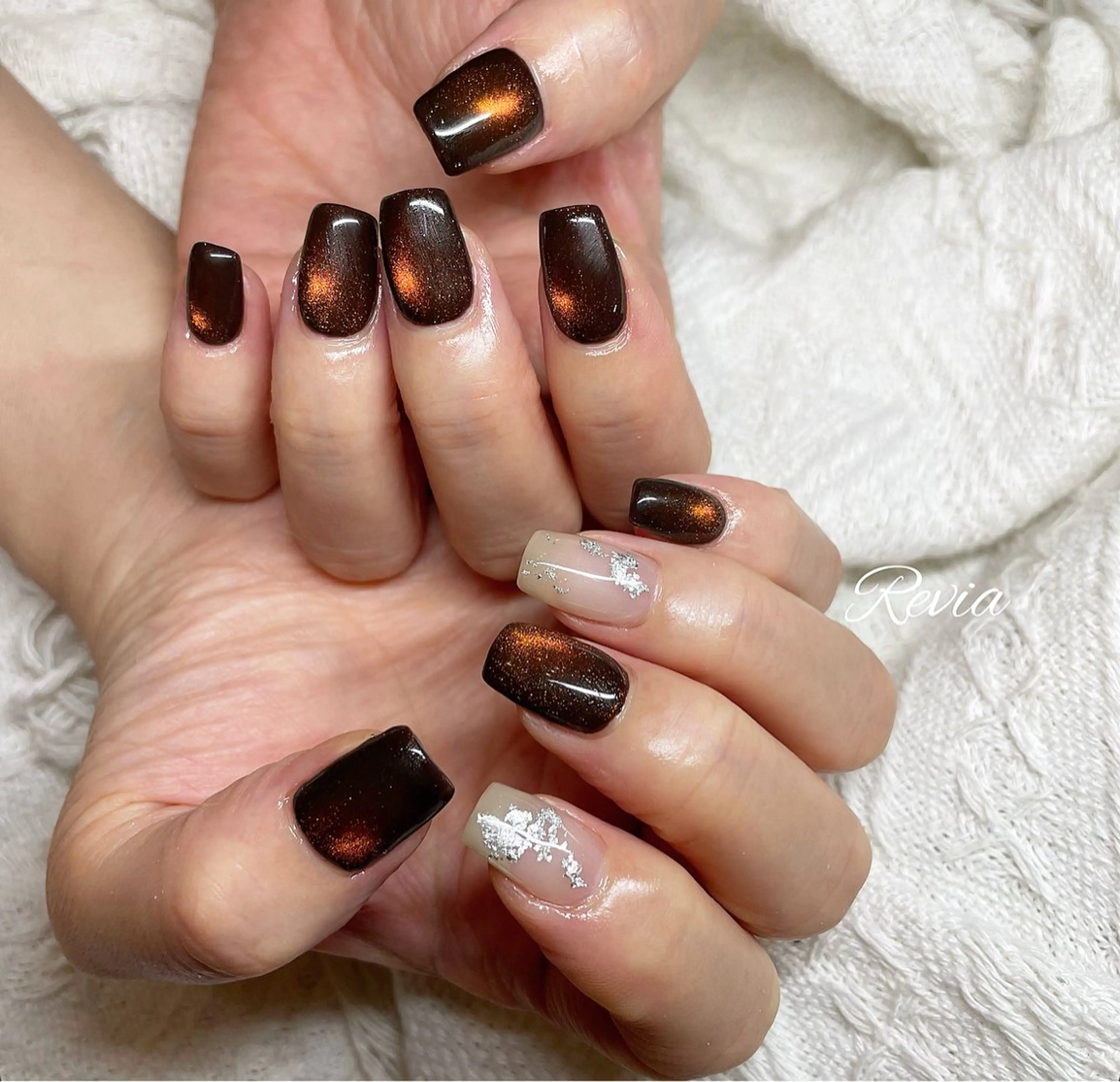 ネイル ハンドネイル revia所属・ERI Nailistのネイルデザイン