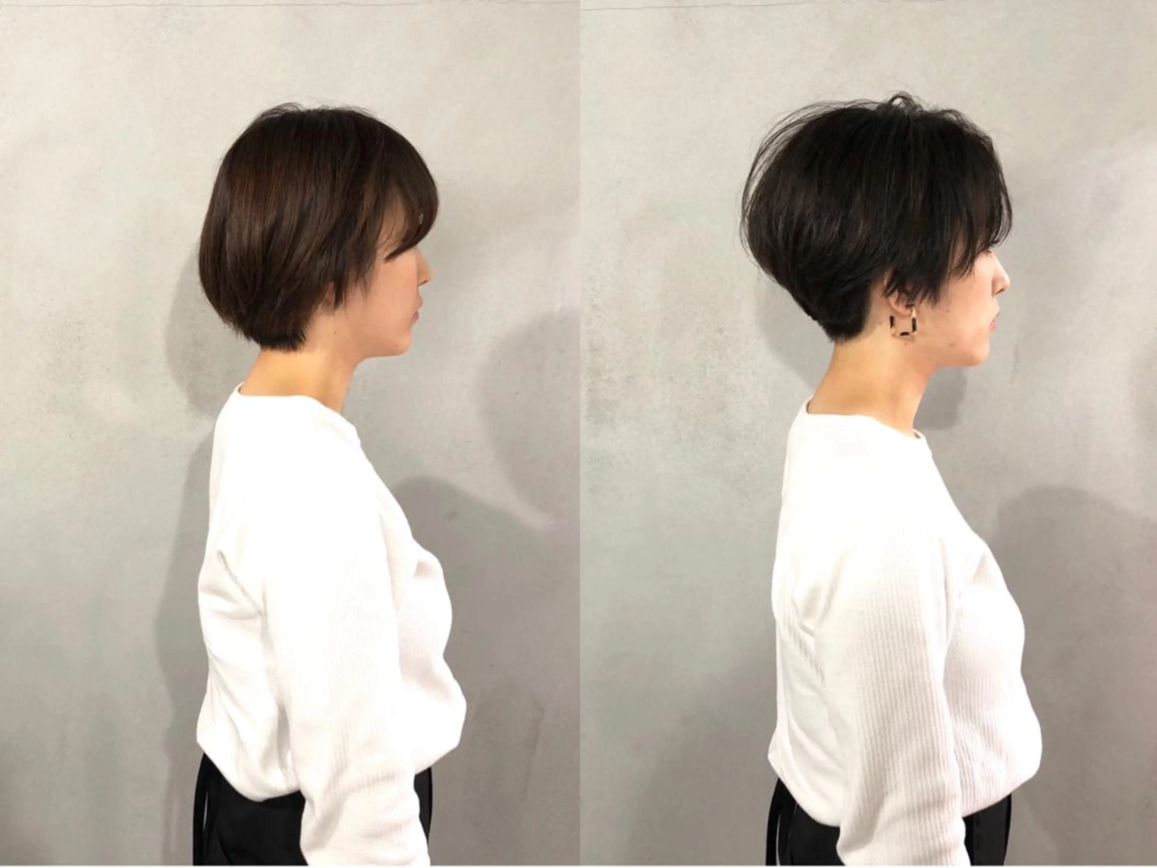 ショート カラー ショートヘア カット ヘアカラー ボブ/ショート/ 白髪染め/メンズ葛西のヘアスタイル
